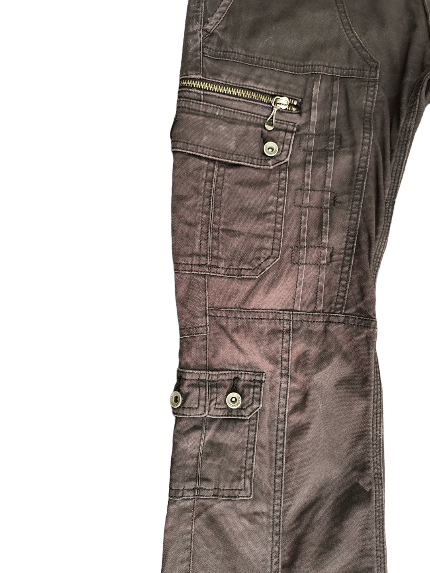 Le Grande Bleu (L.G.B.) Flare Pants Nicole Multi Pocket Boot Cut y2k Low Rise lowbox Size US 32 / EU 48 - 6 Thumbnail
