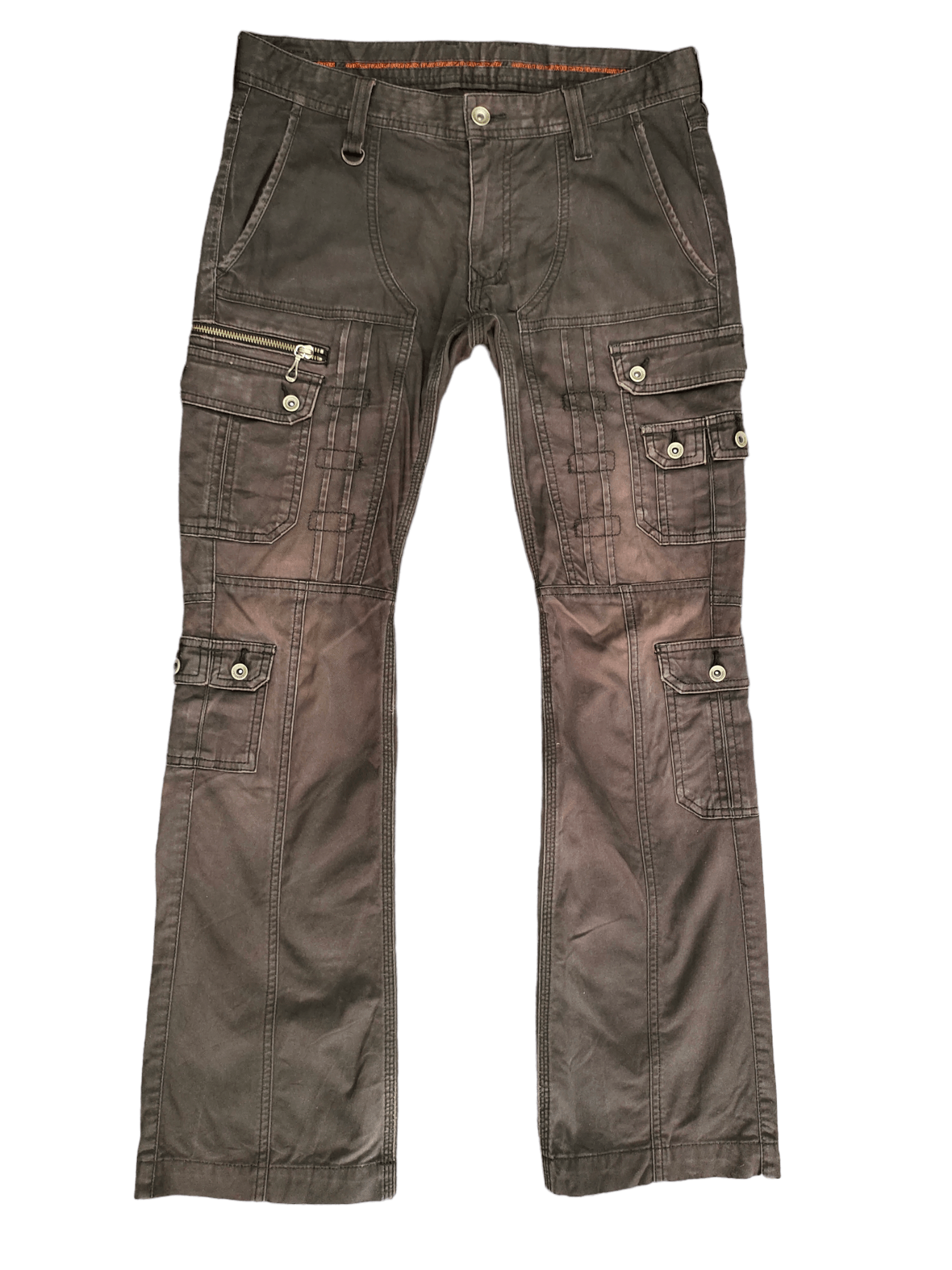 Le Grande Bleu (L.G.B.) Flare Pants Nicole Multi Pocket Boot Cut y2k Low Rise lowbox Size US 32 / EU 48 - 1 Thumbnail