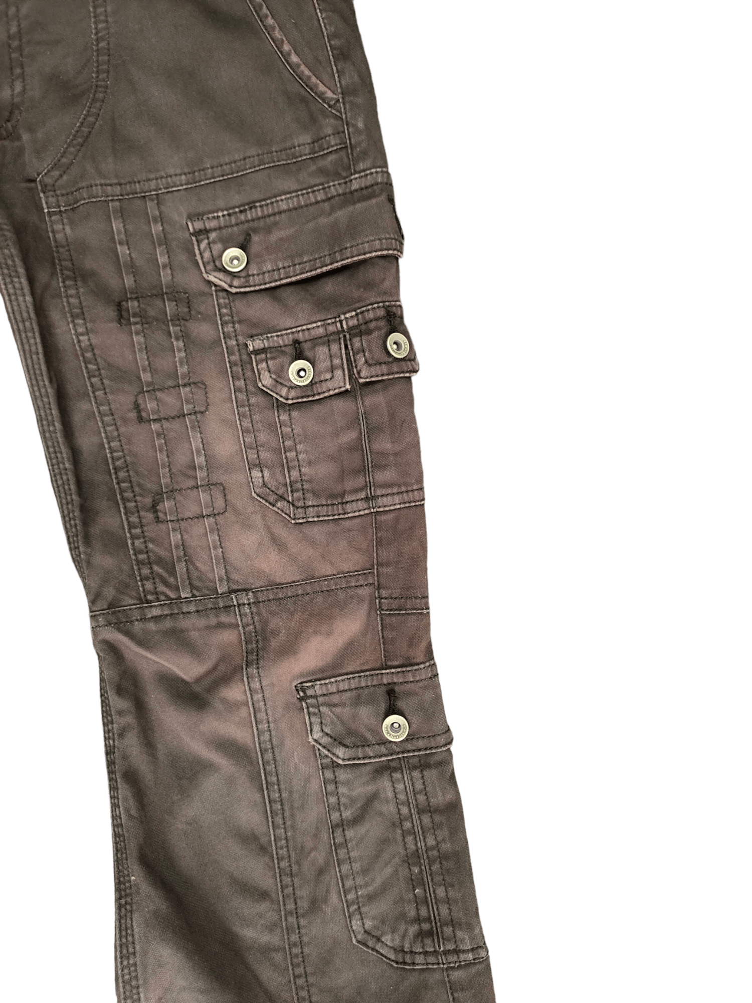 Le Grande Bleu (L.G.B.) Flare Pants Nicole Multi Pocket Boot Cut y2k Low Rise lowbox Size US 32 / EU 48 - 5 Thumbnail