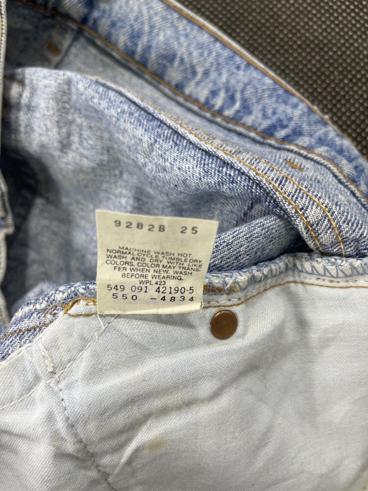 Levi's 90's Stone Wash Vintage Levis 550 Jeans - J474 Size US 34 / EU 50 - 8 Thumbnail