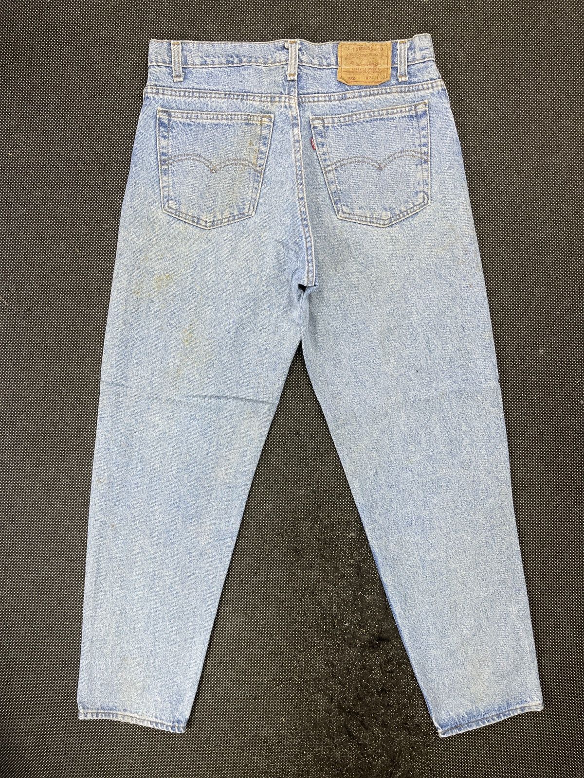 Levi's 90's Stone Wash Vintage Levis 550 Jeans - J474 Size US 34 / EU 50 - 2 Thumbnail