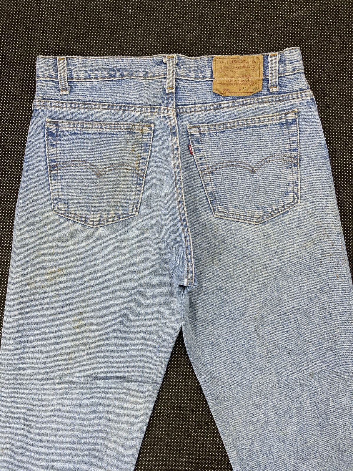Levi's 90's Stone Wash Vintage Levis 550 Jeans - J474 Size US 34 / EU 50 - 4 Thumbnail