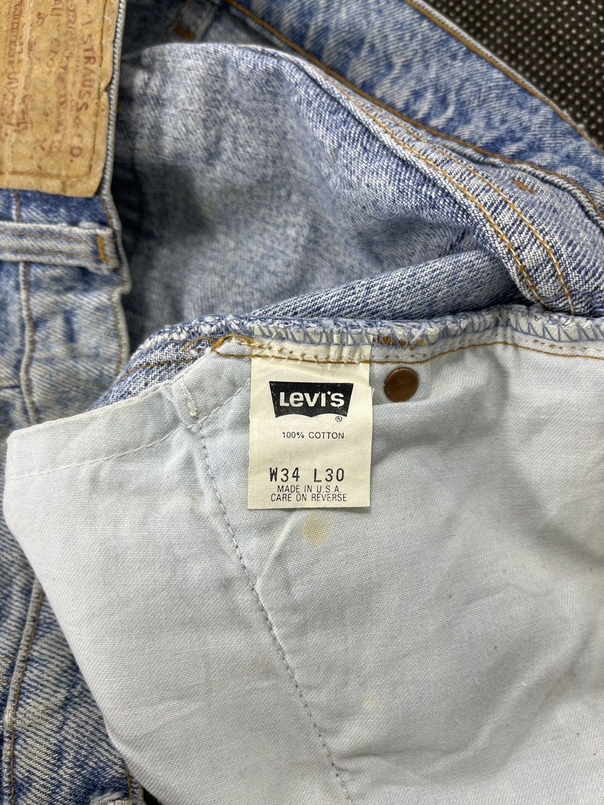Levi's 90's Stone Wash Vintage Levis 550 Jeans - J474 Size US 34 / EU 50 - 7 Thumbnail