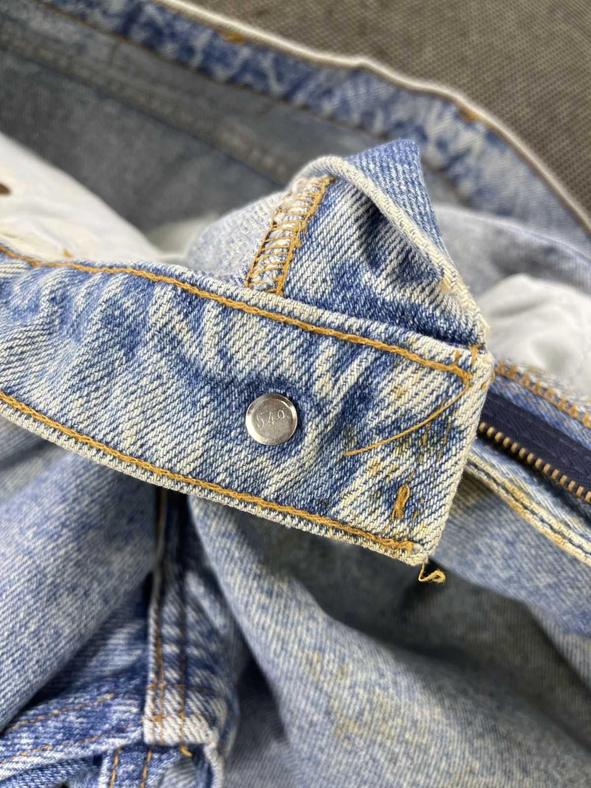 Levi's 90's Stone Wash Vintage Levis 550 Jeans - J474 Size US 34 / EU 50 - 9 Thumbnail