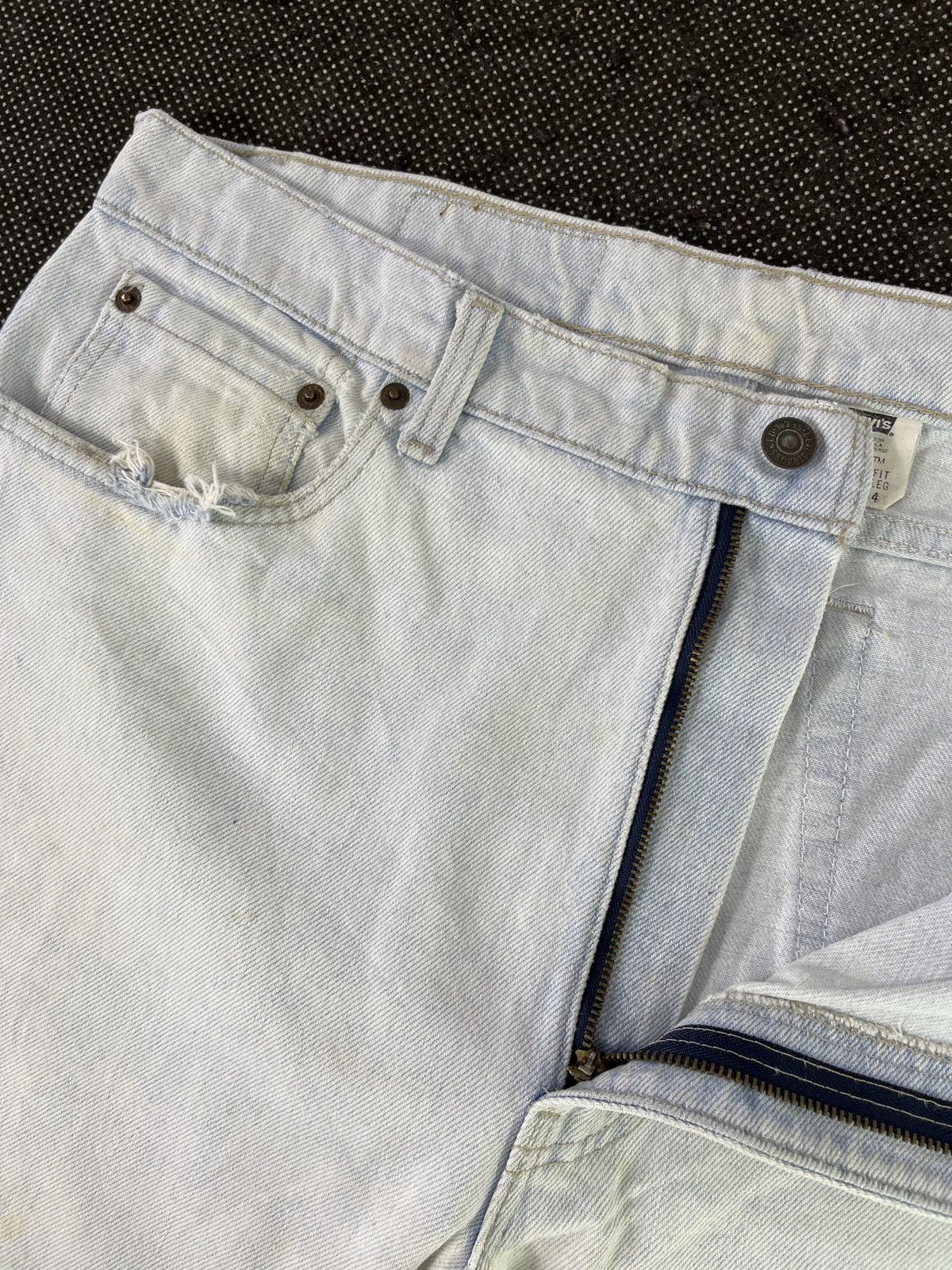 Levi's 90s Vintage Levis 550 Light Wash Jeans - J373 Size US 36 / EU 52 - 5 Thumbnail