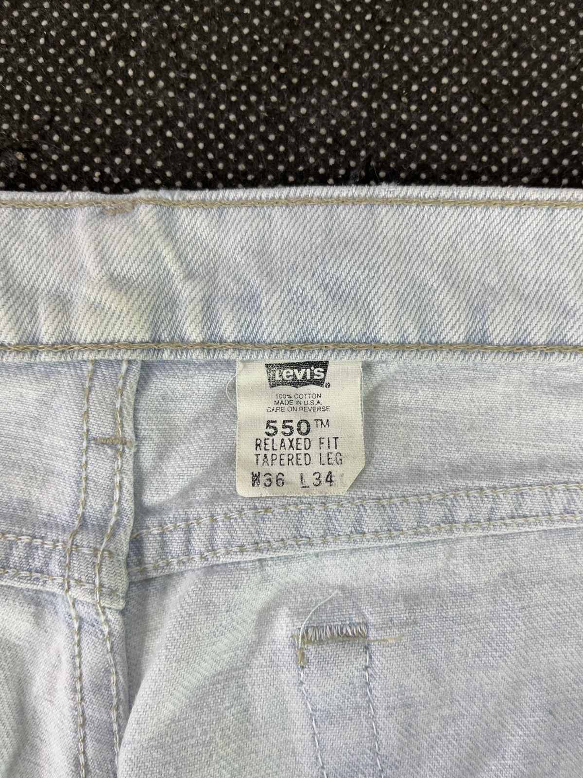 Levi's 90s Vintage Levis 550 Light Wash Jeans - J373 Size US 36 / EU 52 - 6 Thumbnail