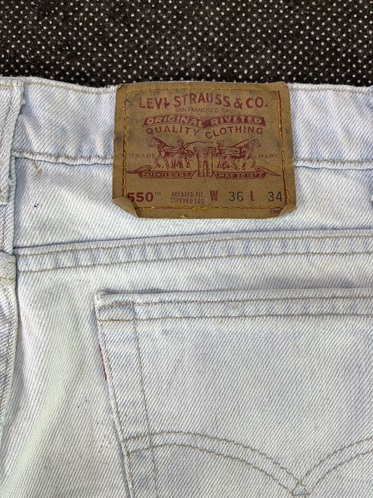 Levi's 90s Vintage Levis 550 Light Wash Jeans - J373 Size US 36 / EU 52 - 10 Thumbnail