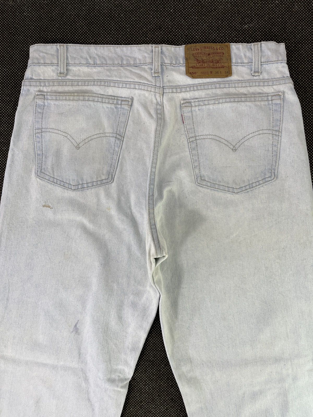 Levi's 90s Vintage Levis 550 Light Wash Jeans - J373 Size US 36 / EU 52 - 4 Thumbnail