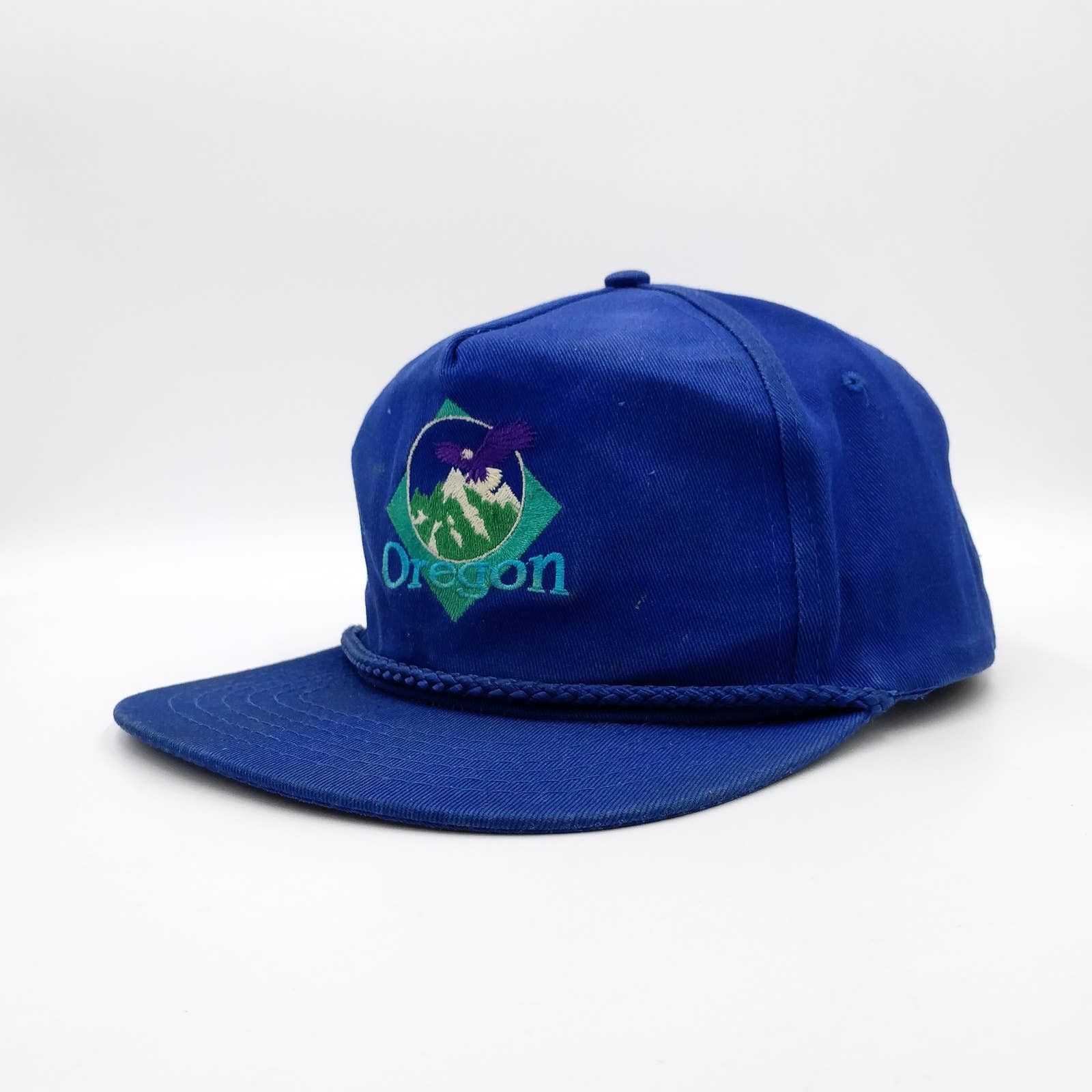 Vintage Vintage Oregon Snapback Trucker Hat Mount Hood Embroidered Size ONE SIZE - 3 Thumbnail