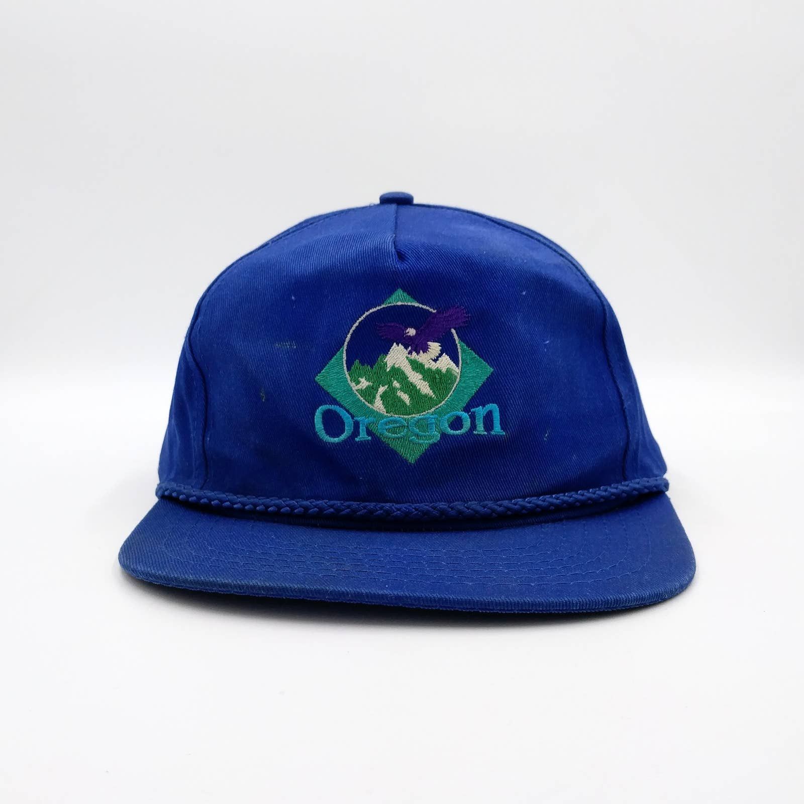 Vintage Vintage Oregon Snapback Trucker Hat Mount Hood Embroidered Size ONE SIZE - 2 Thumbnail