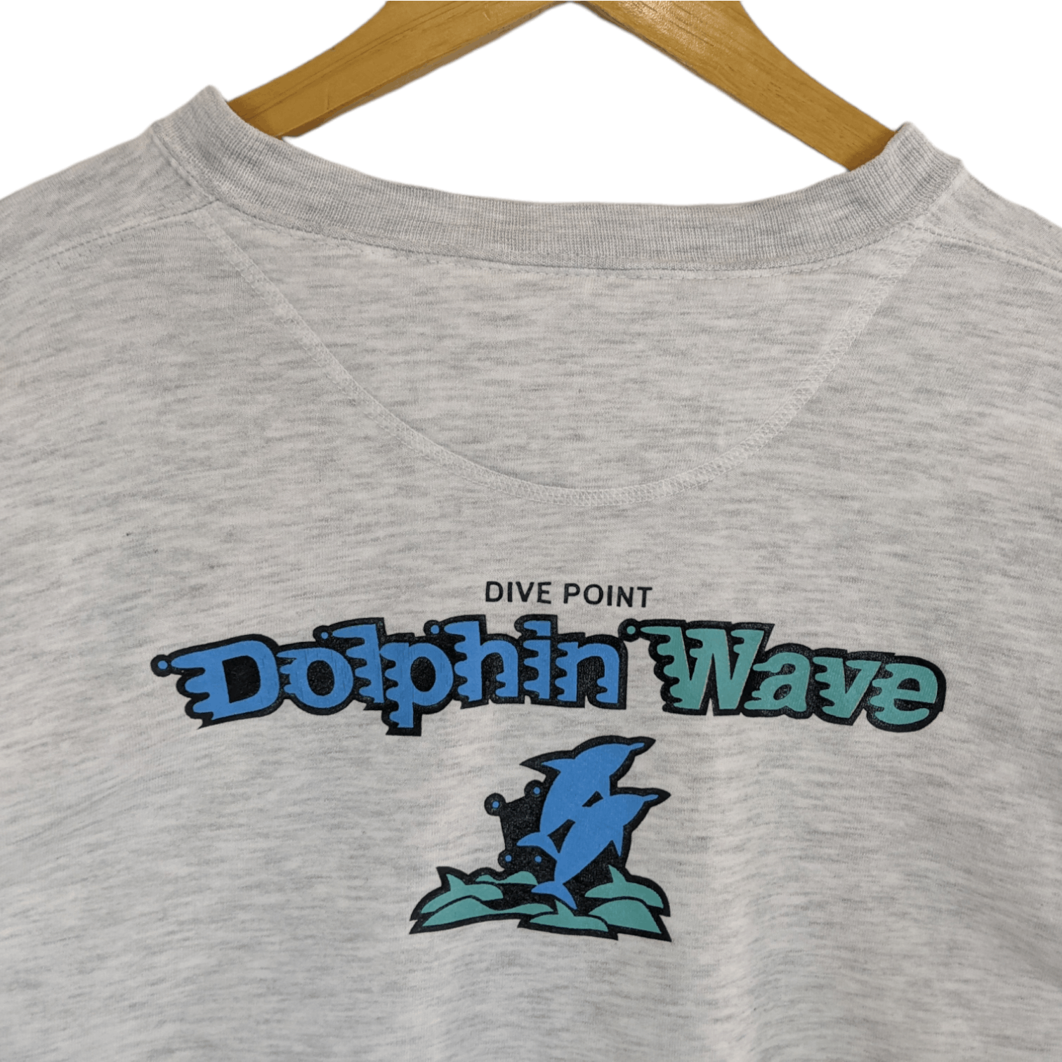 Jerzees Vintage 90's DOLPHIN WAVE Dive Point Jumper Sweatshirt Size US XL / EU 56 / 4 - 6 Thumbnail
