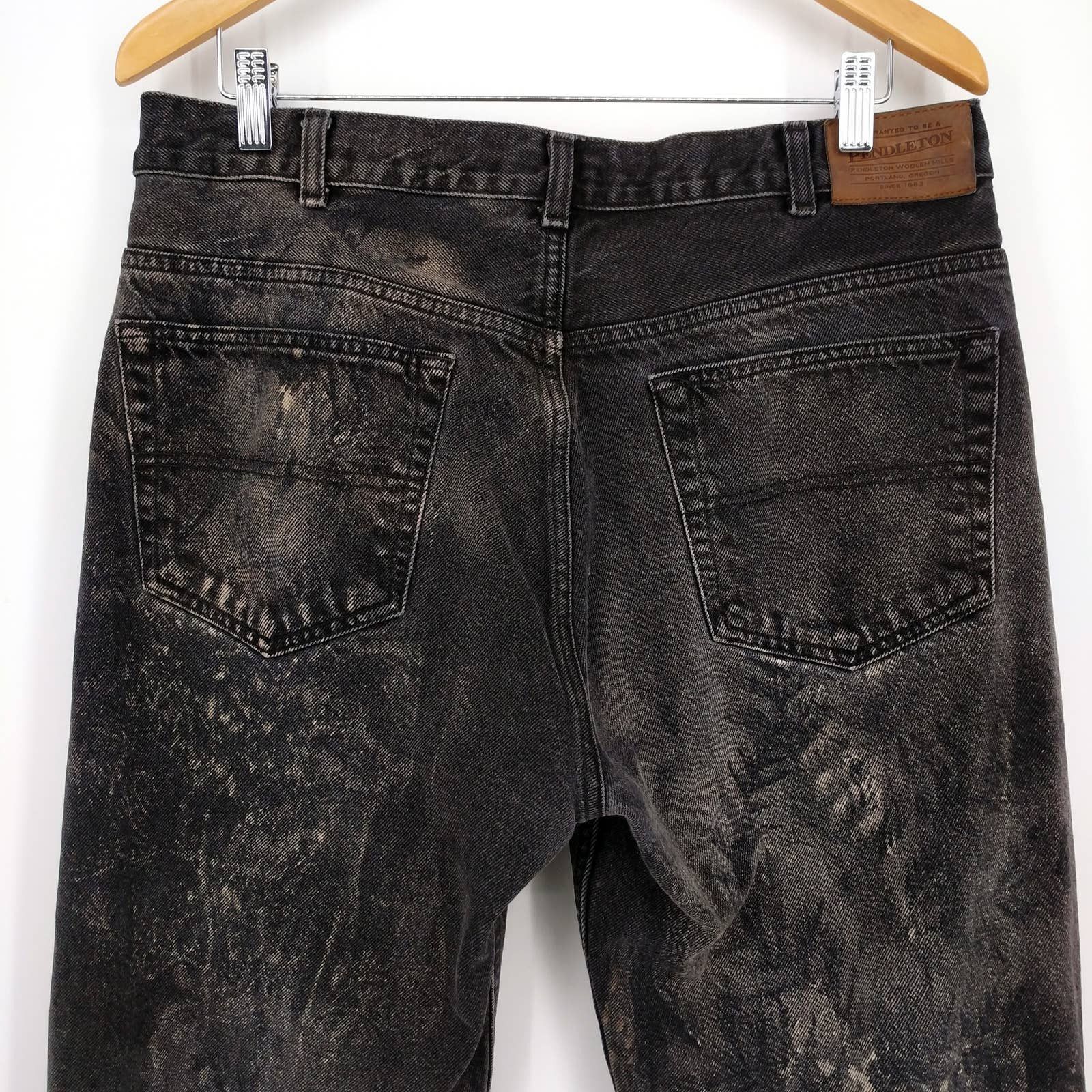 Pendleton × Vintage Vintage Pendleton Custom Wild Thing Denim Jean Nature Leaf Size US 34 / EU 50 - 6 Thumbnail