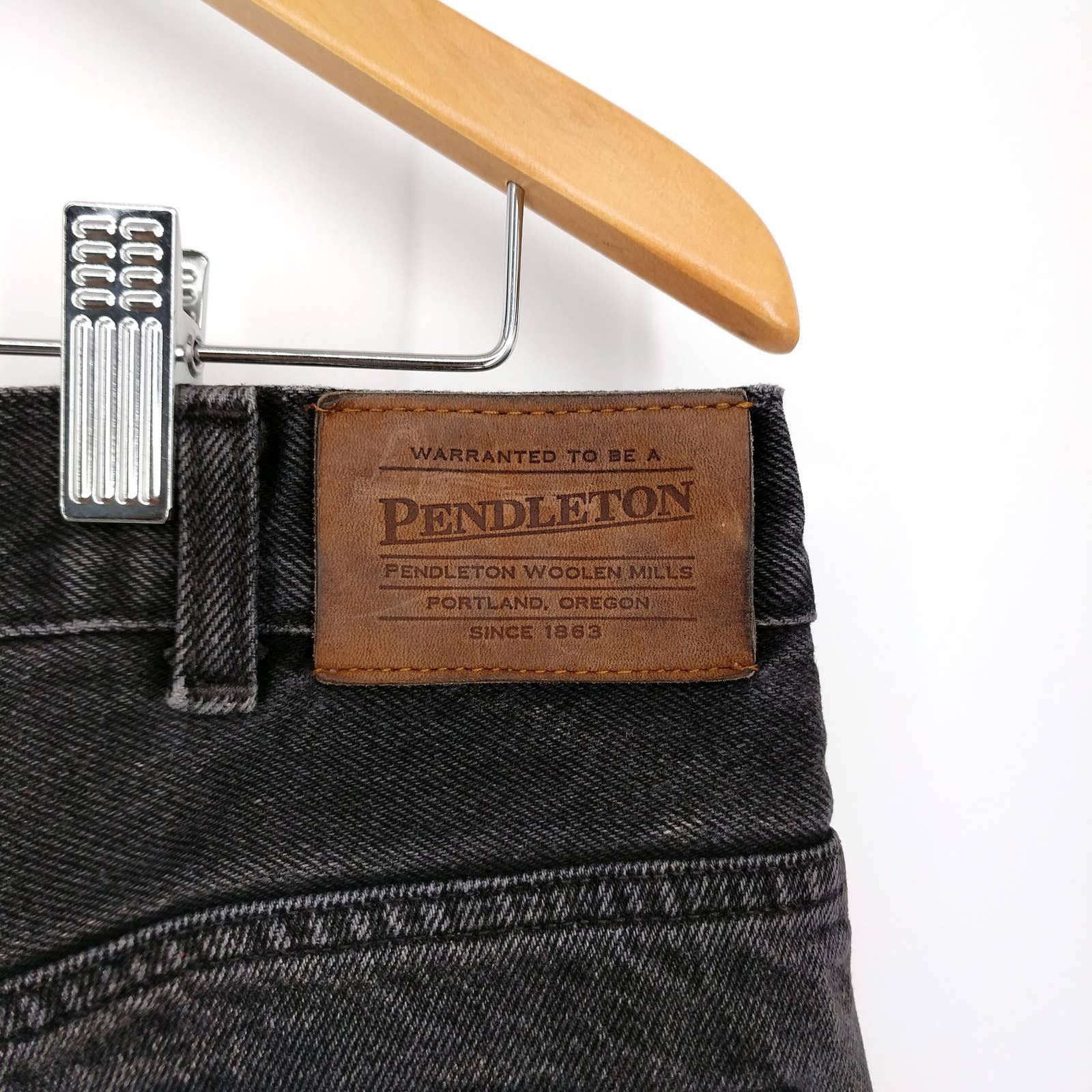 Pendleton × Vintage Vintage Pendleton Custom Wild Thing Denim Jean Nature Leaf Size US 34 / EU 50 - 8 Thumbnail