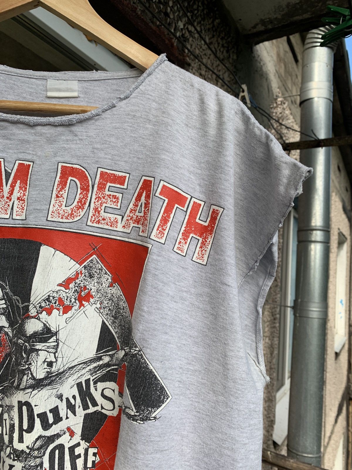 1993 Vintage Napalm Death Nazi Punks Fuck Off Sleeveles