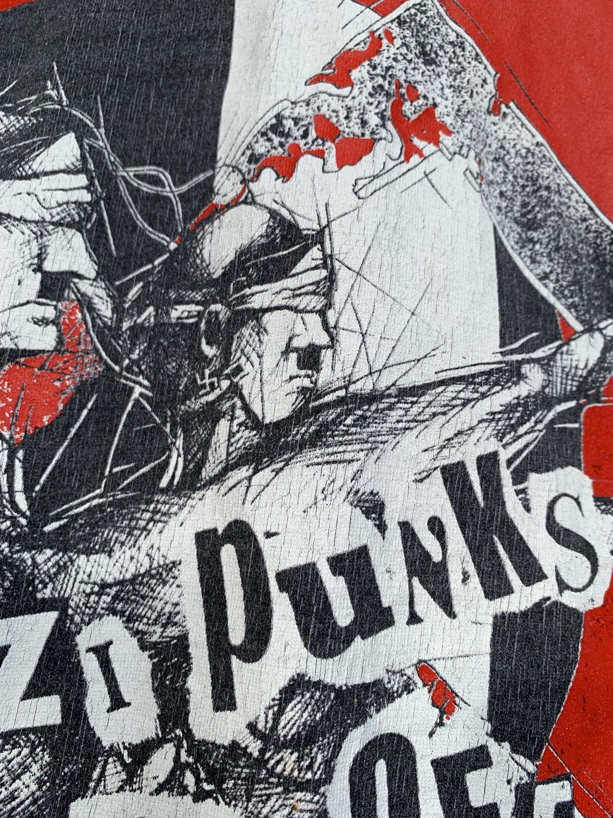 1993 Vintage Napalm Death Nazi Punks Fuck Off Sleeveles