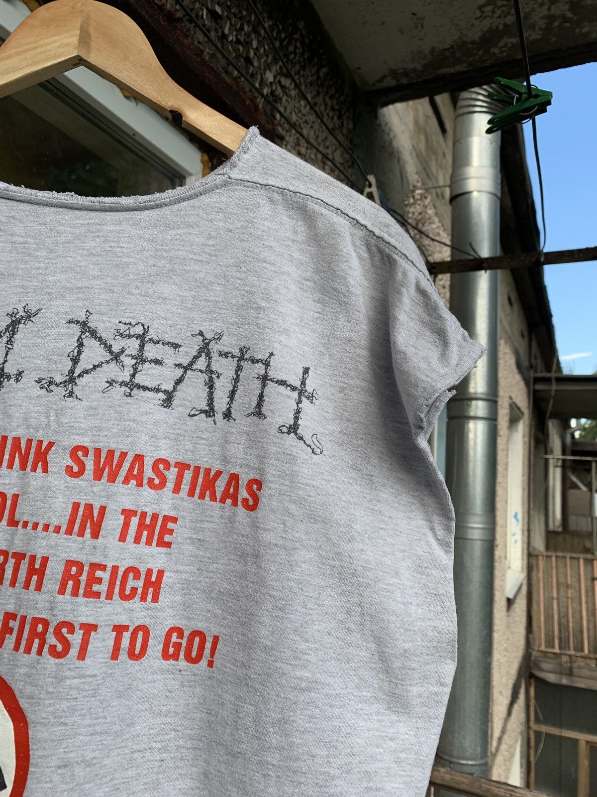 1993 Vintage Napalm Death Nazi Punks Fuck Off Sleeveles