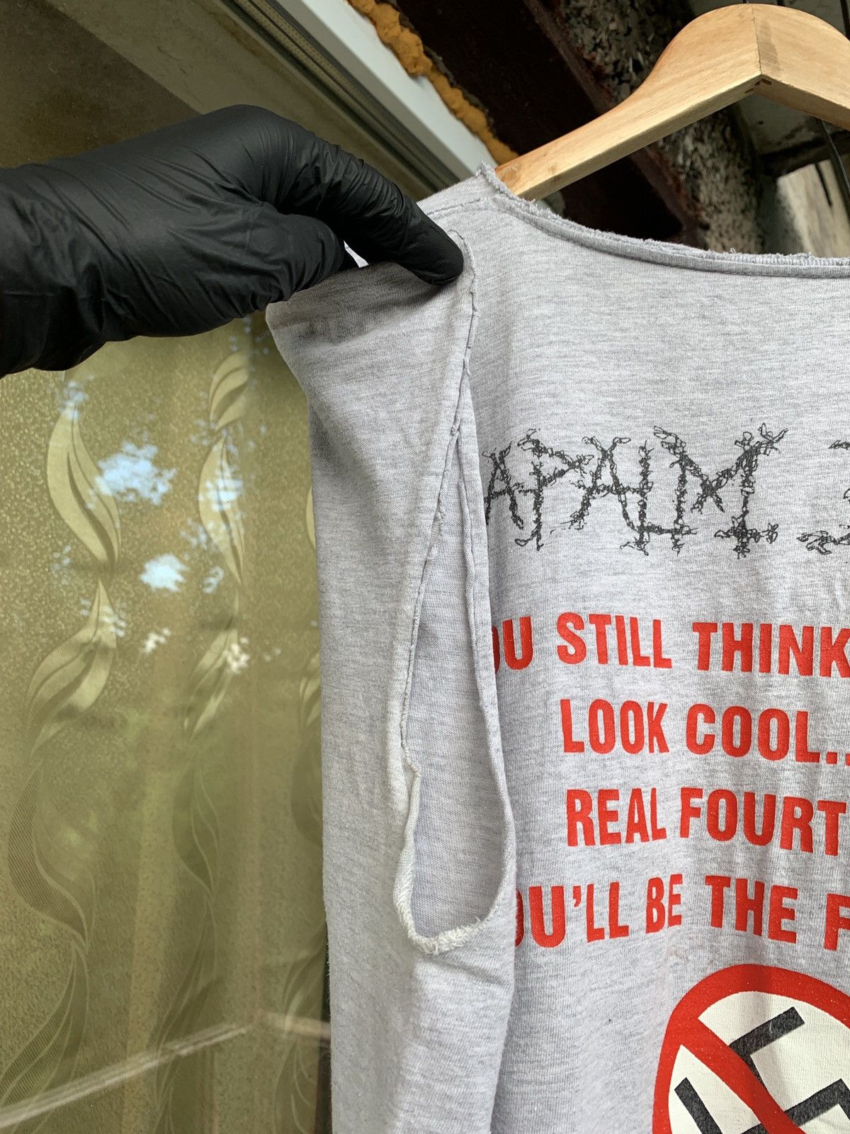 1993 Vintage Napalm Death Nazi Punks Fuck Off Sleeveles