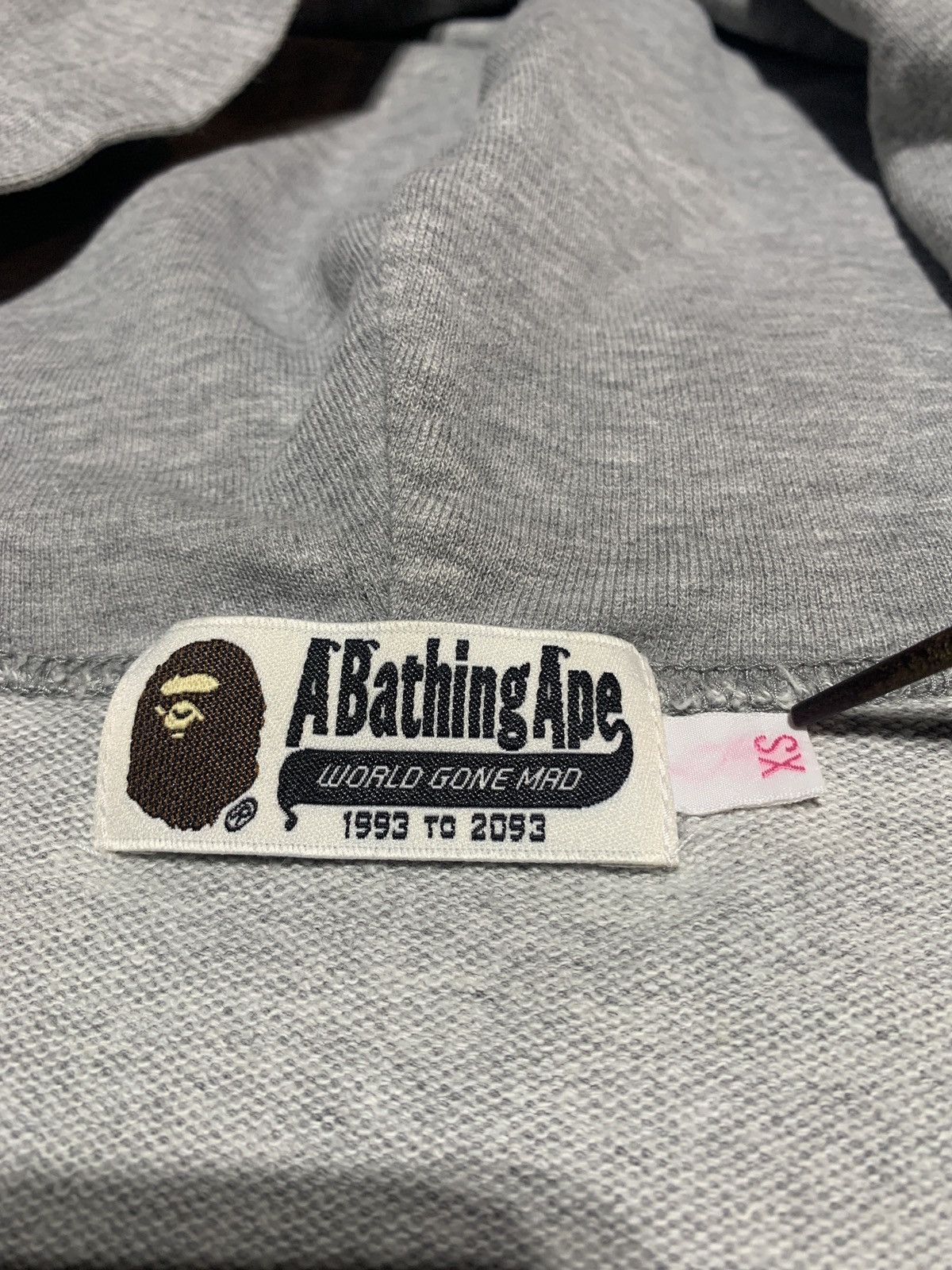 Bape One Point Zip Hoodie Size XS / US 0-2 / IT 36-38 - 4 Thumbnail