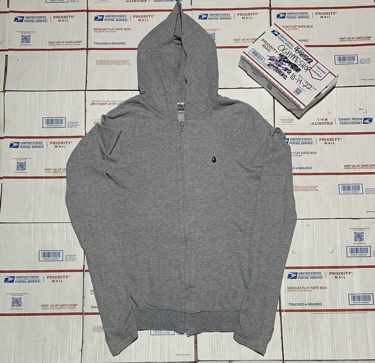 Bape One Point Zip Hoodie Size XS / US 0-2 / IT 36-38 - 1 Thumbnail