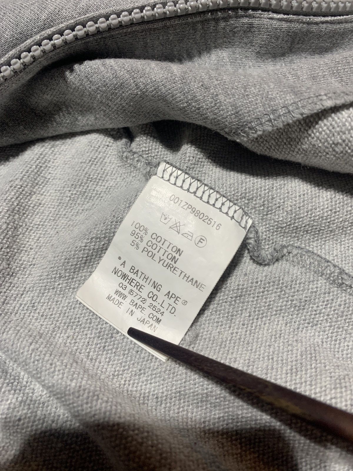 Bape One Point Zip Hoodie Size XS / US 0-2 / IT 36-38 - 5 Thumbnail