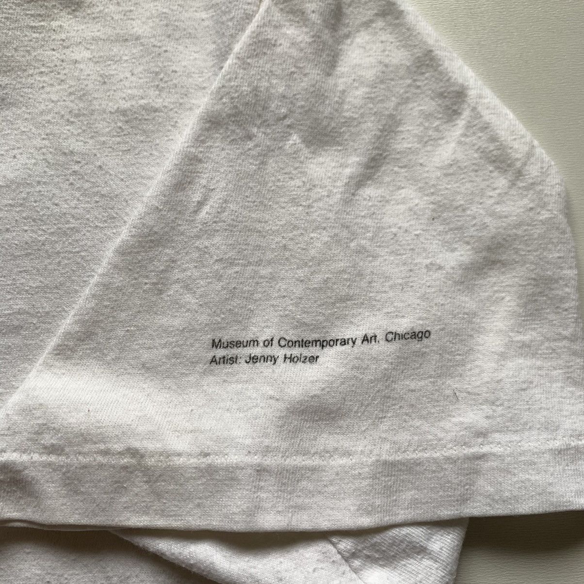 Vintage Vintage 1990s Jenny Holzer Truisms Art Graphic T Shirt Large Size US L / EU 52-54 / 3 - 4 Thumbnail