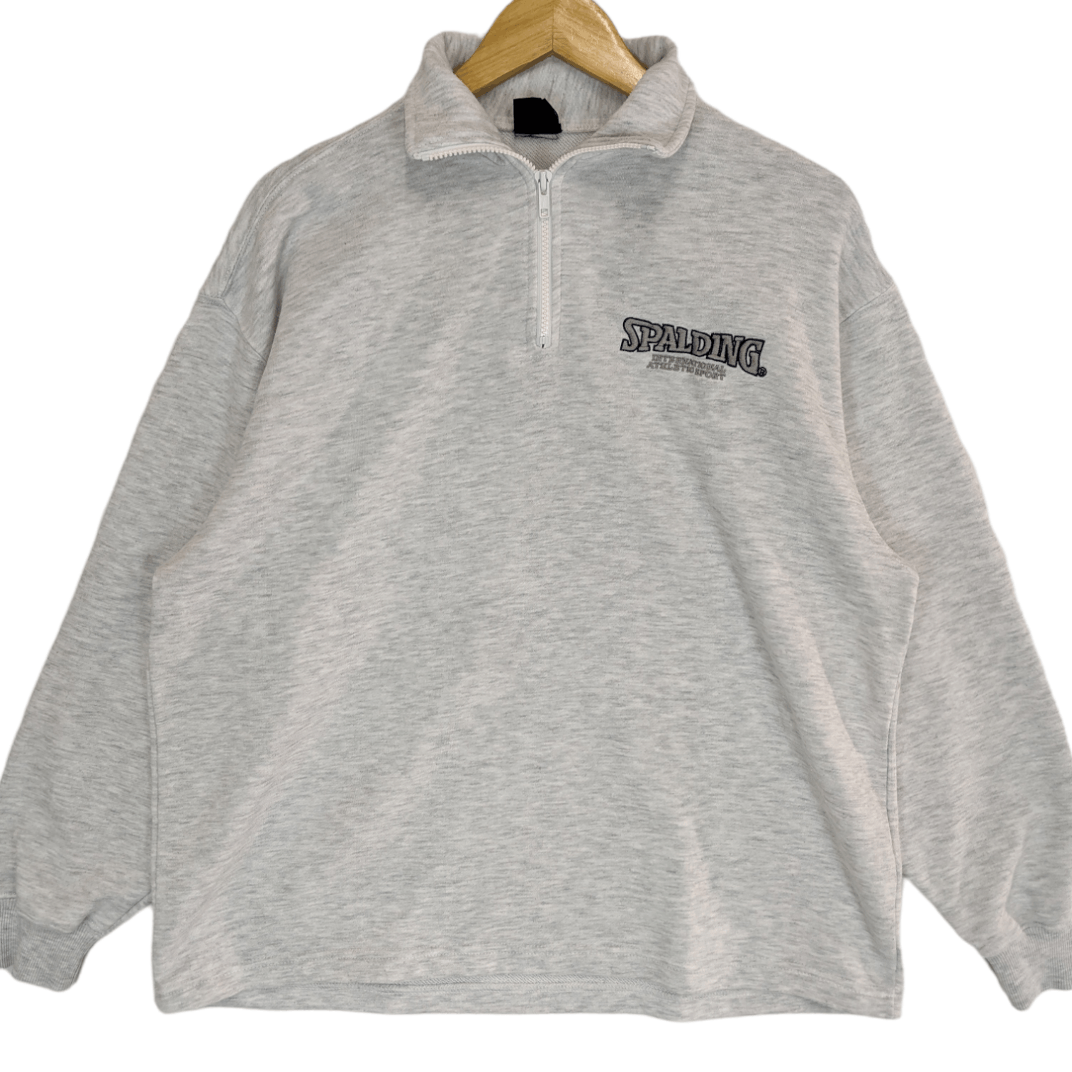 Spalding Vintage SPALDING Sportswear Jumper Sweatshirt Size US L / EU 52-54 / 3 - 2 Thumbnail