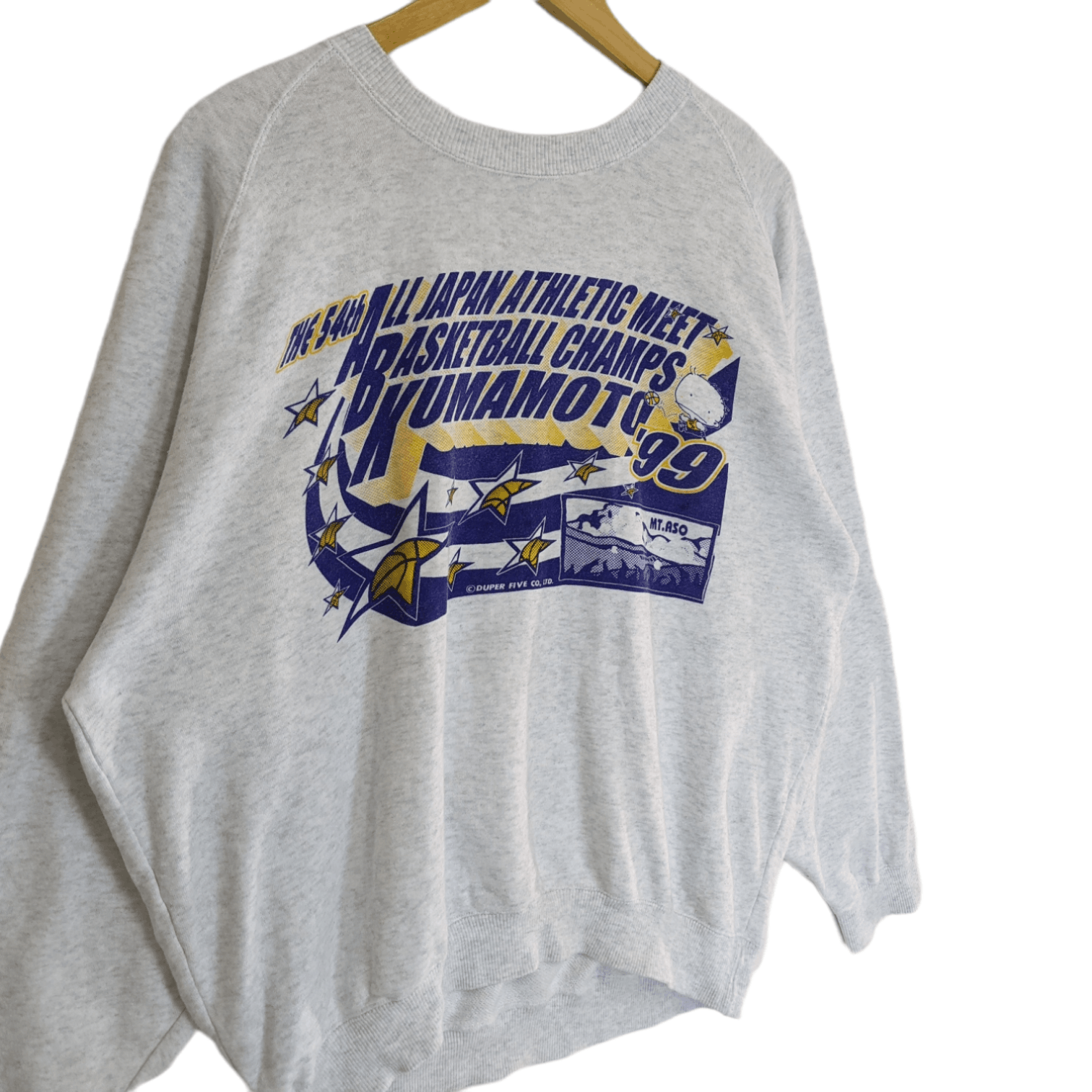 Japanese Brand Vintage 1999 54th ALL JAPAN Basketball Champs Sweatshirt Size US XXL / EU 58 / 5 - 3 Thumbnail