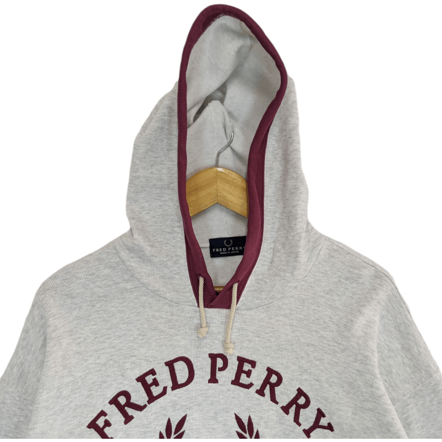 Fred Perry Vintage FRED PERRY Big Logo Spell Out Hoodie Sweatshirt Size US L / EU 52-54 / 3 - 5 Thumbnail