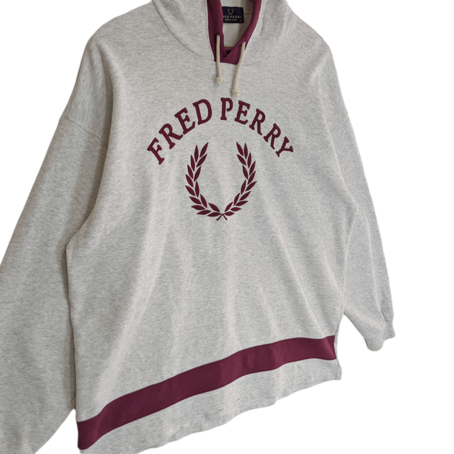Fred Perry Vintage FRED PERRY Big Logo Spell Out Hoodie Sweatshirt Size US L / EU 52-54 / 3 - 3 Thumbnail