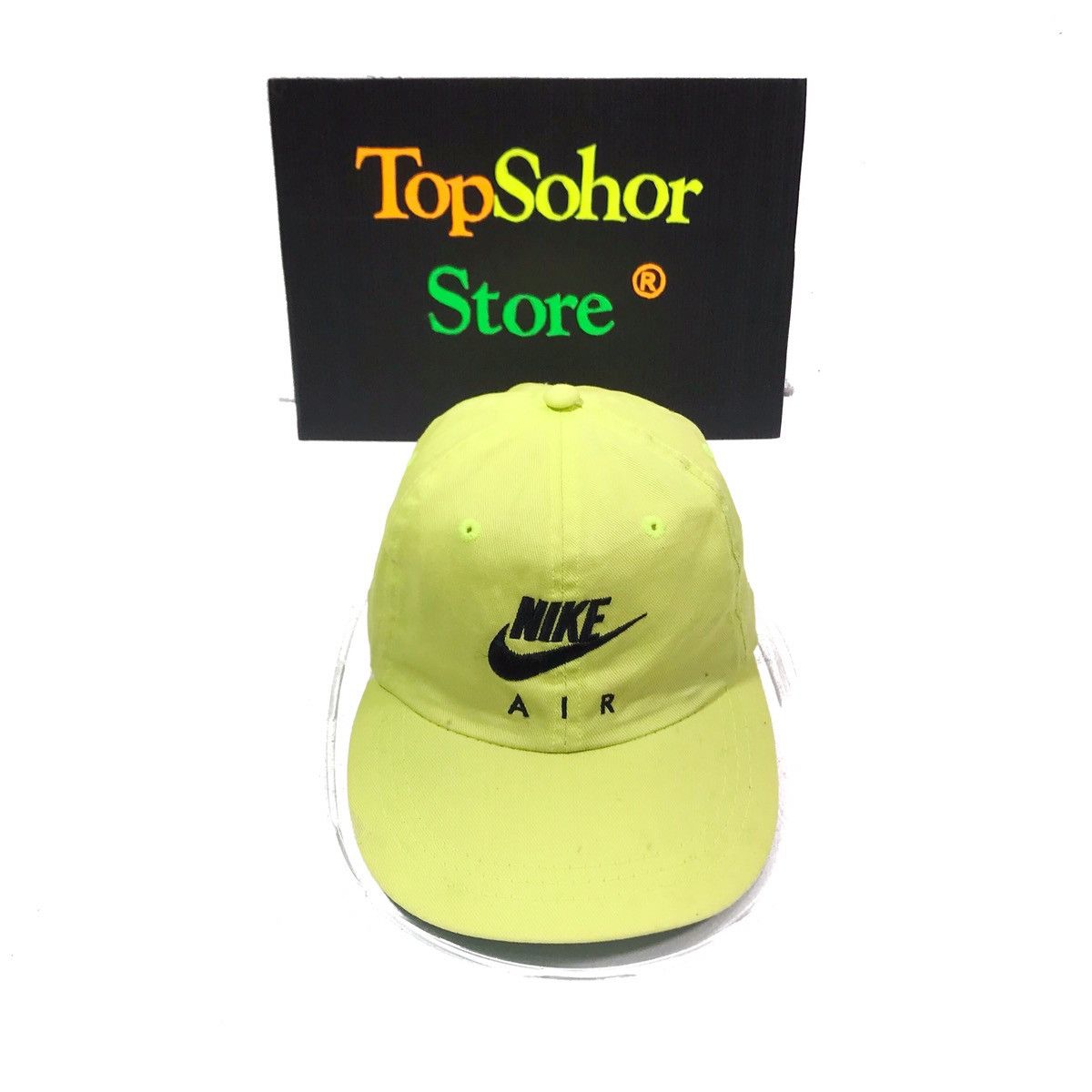 Nike × Vintage Vintage Nike air embroidered logo swoosh Cap hat Size ONE SIZE - 1 Thumbnail