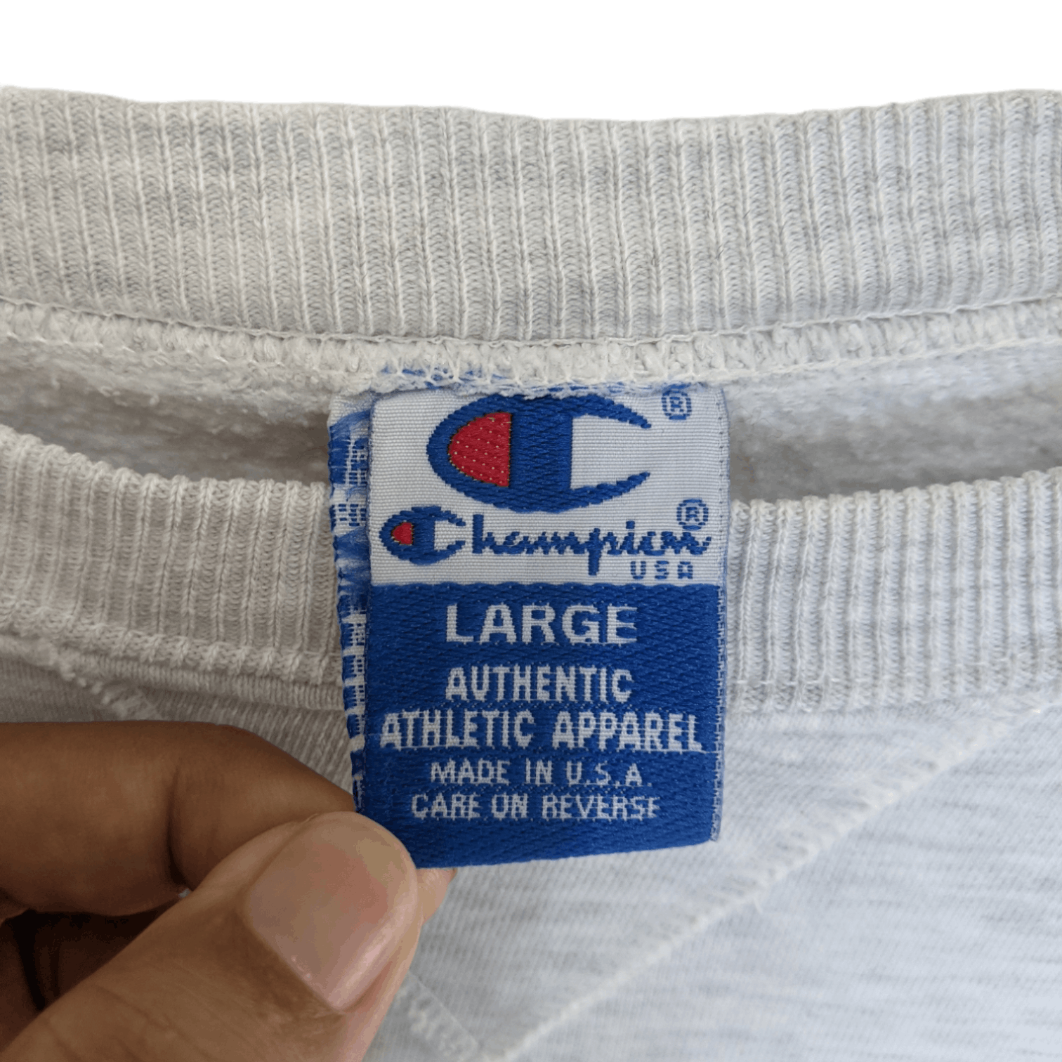 Champion Vintage 90's CHAMPION USA Plain Oversize Jumper Sweatshirt Size US L / EU 52-54 / 3 - 11 Thumbnail
