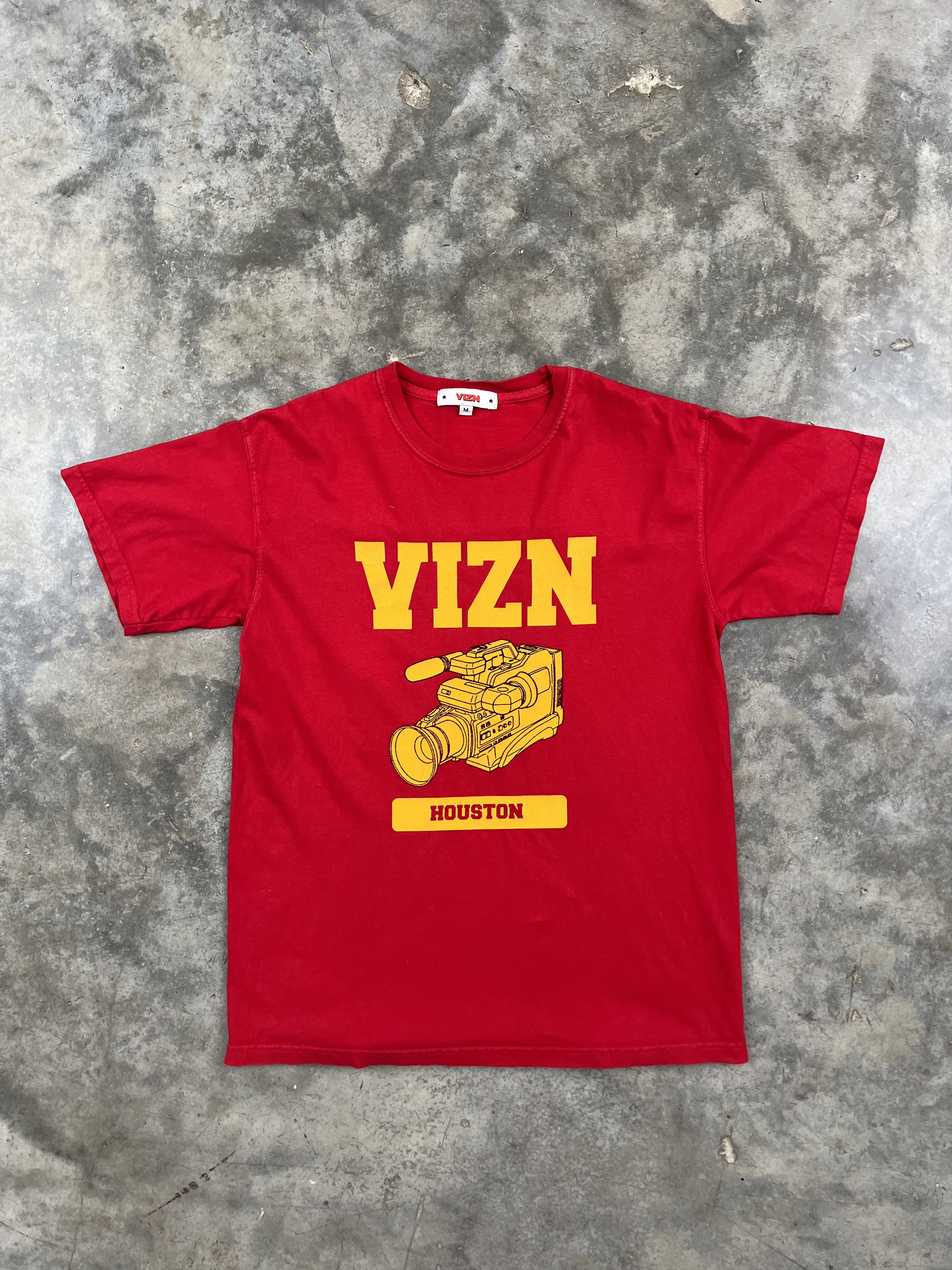 Joy Divizn Vizn Houston Camera Tee Red Medium ❄️Brad 90s Fight Size US M / EU 48-50 / 2 - 1 Thumbnail