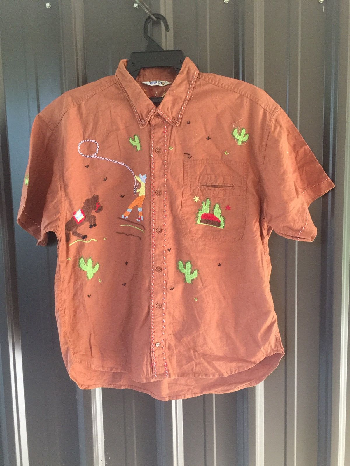 Japanese Brand Adio City Nice Design Hippie Style Button Up Shirt Size US S / EU 44-46 / 1 - 2 Thumbnail