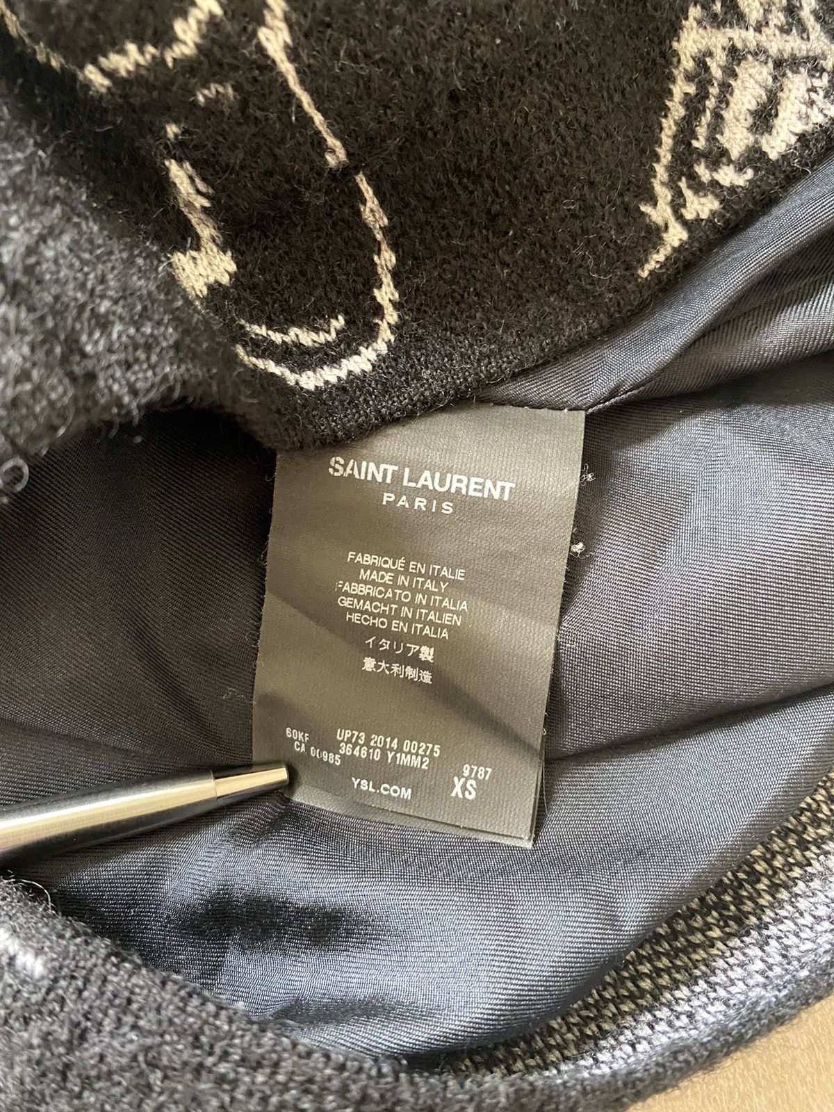 Saint Laurent Paris FW14 Saint Laurent pistols cardigan x Hedi Slimane Size US M / EU 48-50 / 2 - 9 Thumbnail