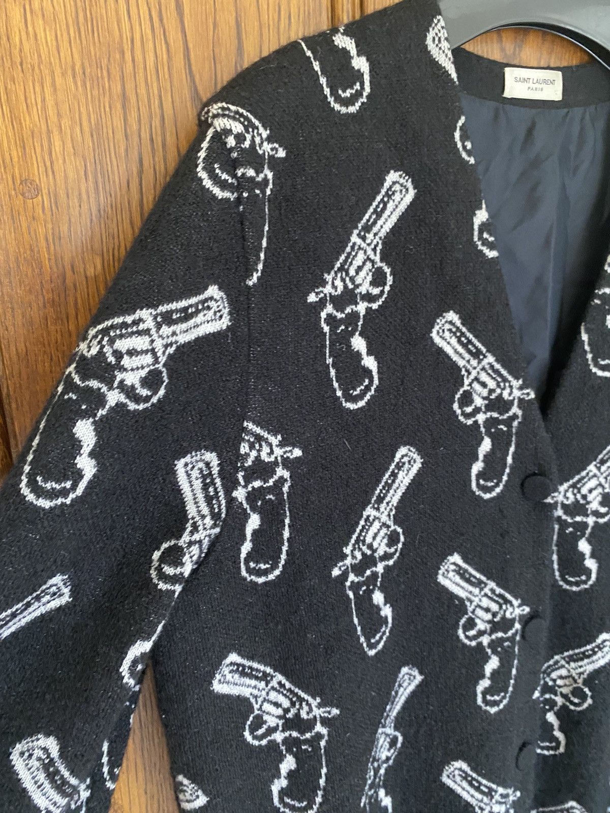 Saint Laurent Paris FW14 Saint Laurent pistols cardigan x Hedi Slimane Size US M / EU 48-50 / 2 - 3 Thumbnail