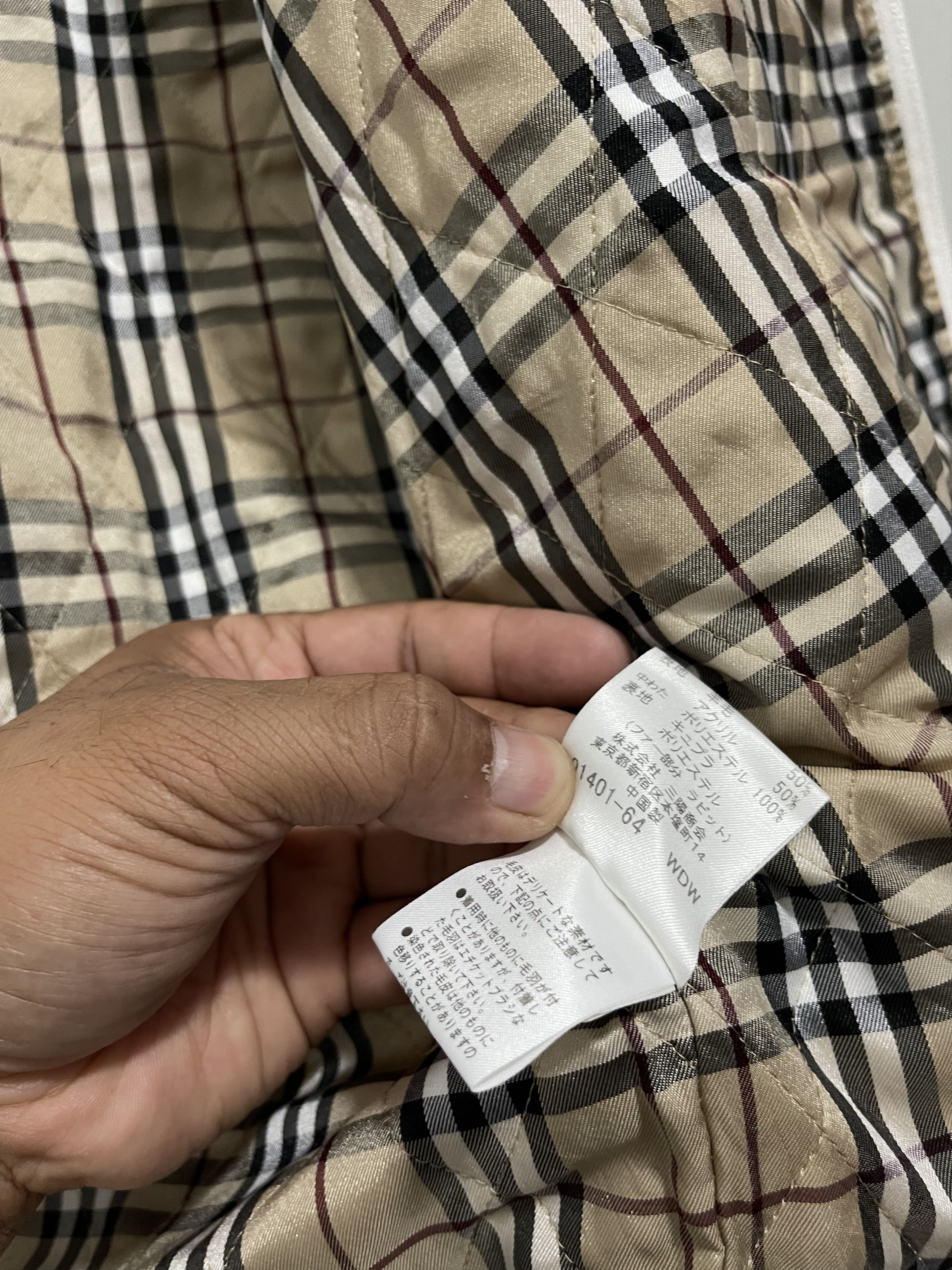 Burberry × Vintage Burberry Black Label Nova Check Knit Size US S / EU 44-46 / 1 - 12 Thumbnail