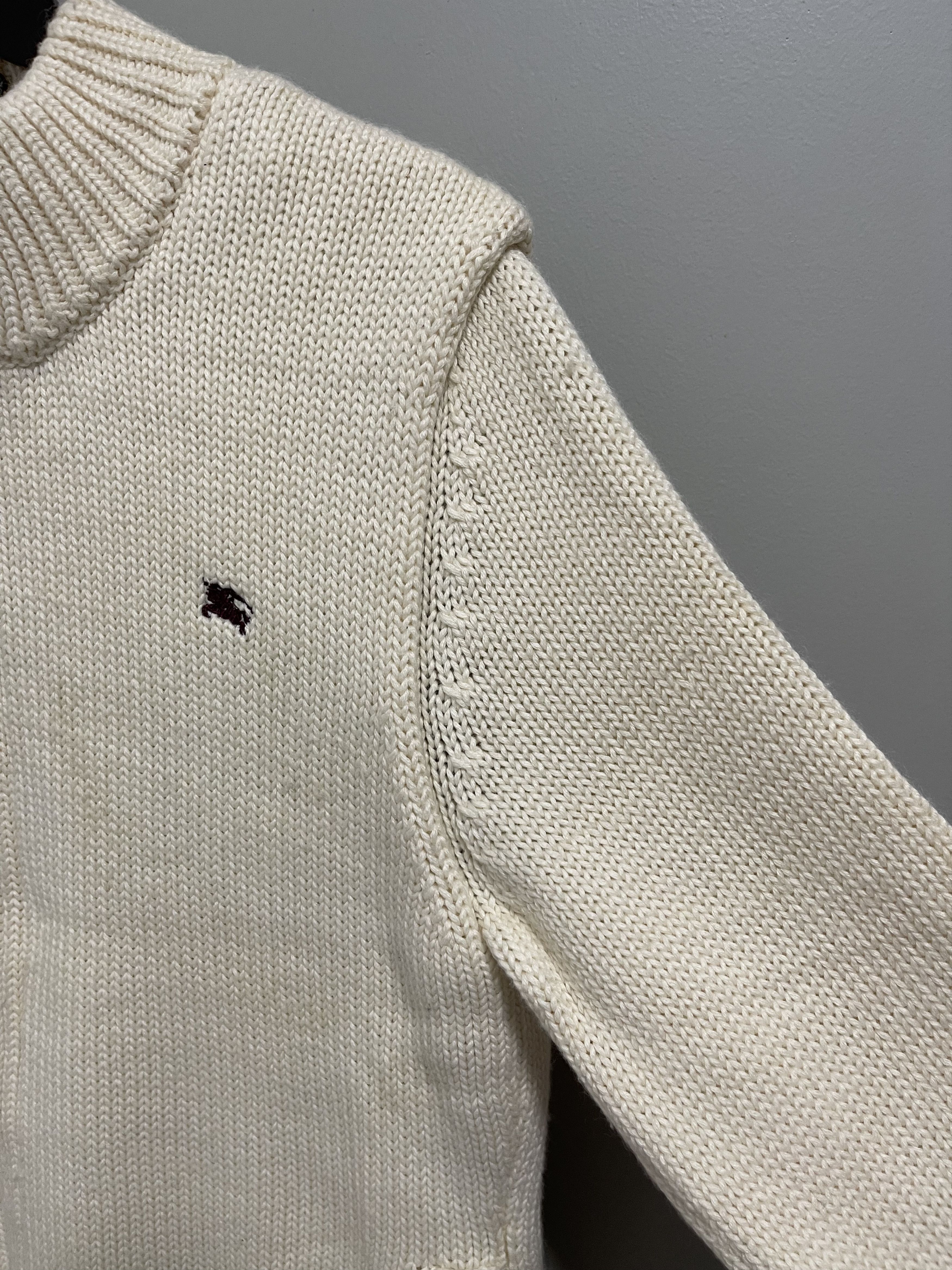 Burberry × Vintage Burberry Black Label Nova Check Knit Size US S / EU 44-46 / 1 - 7 Thumbnail