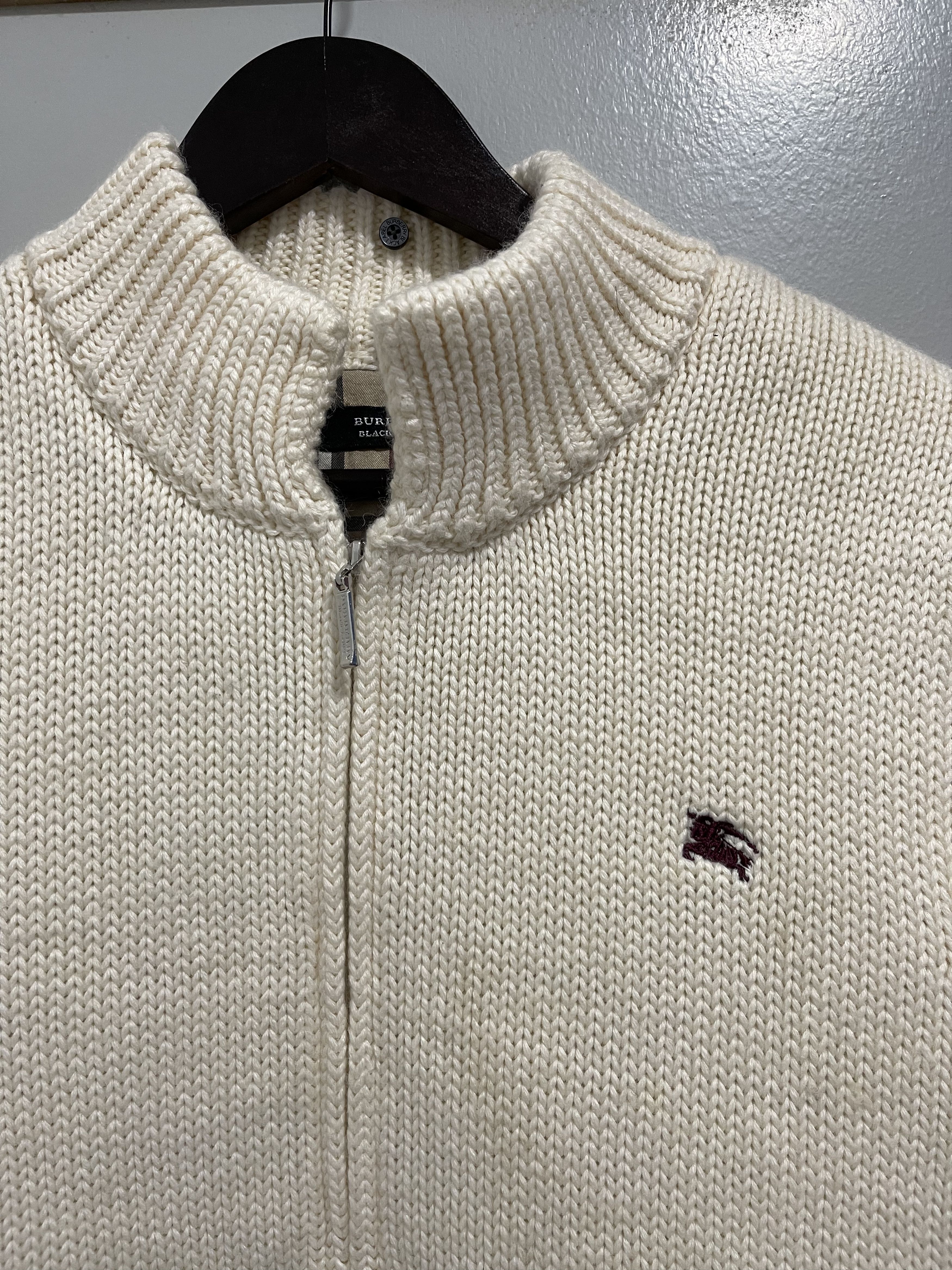 Burberry × Vintage Burberry Black Label Nova Check Knit Size US S / EU 44-46 / 1 - 4 Thumbnail