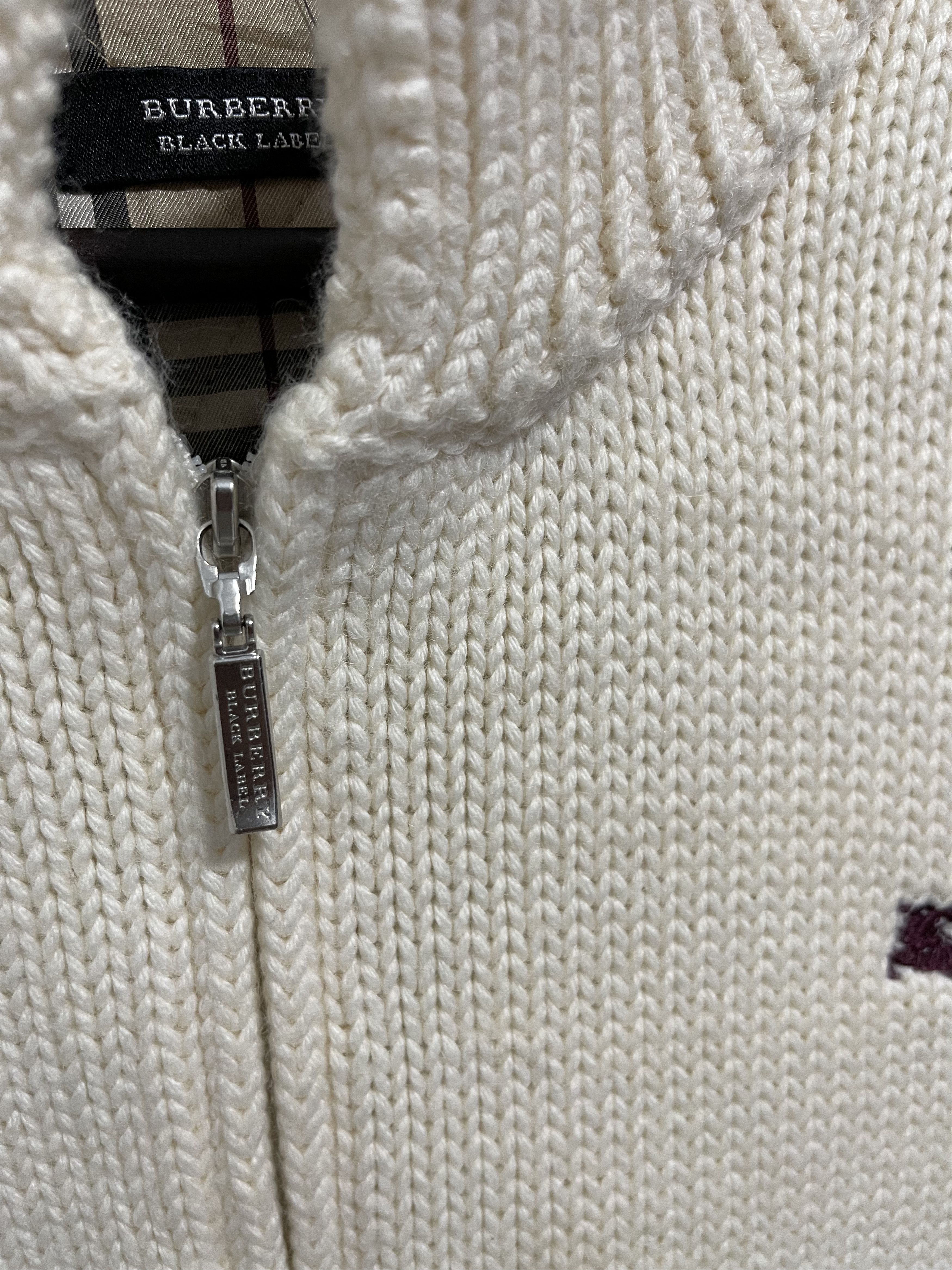 Burberry × Vintage Burberry Black Label Nova Check Knit Size US S / EU 44-46 / 1 - 9 Thumbnail
