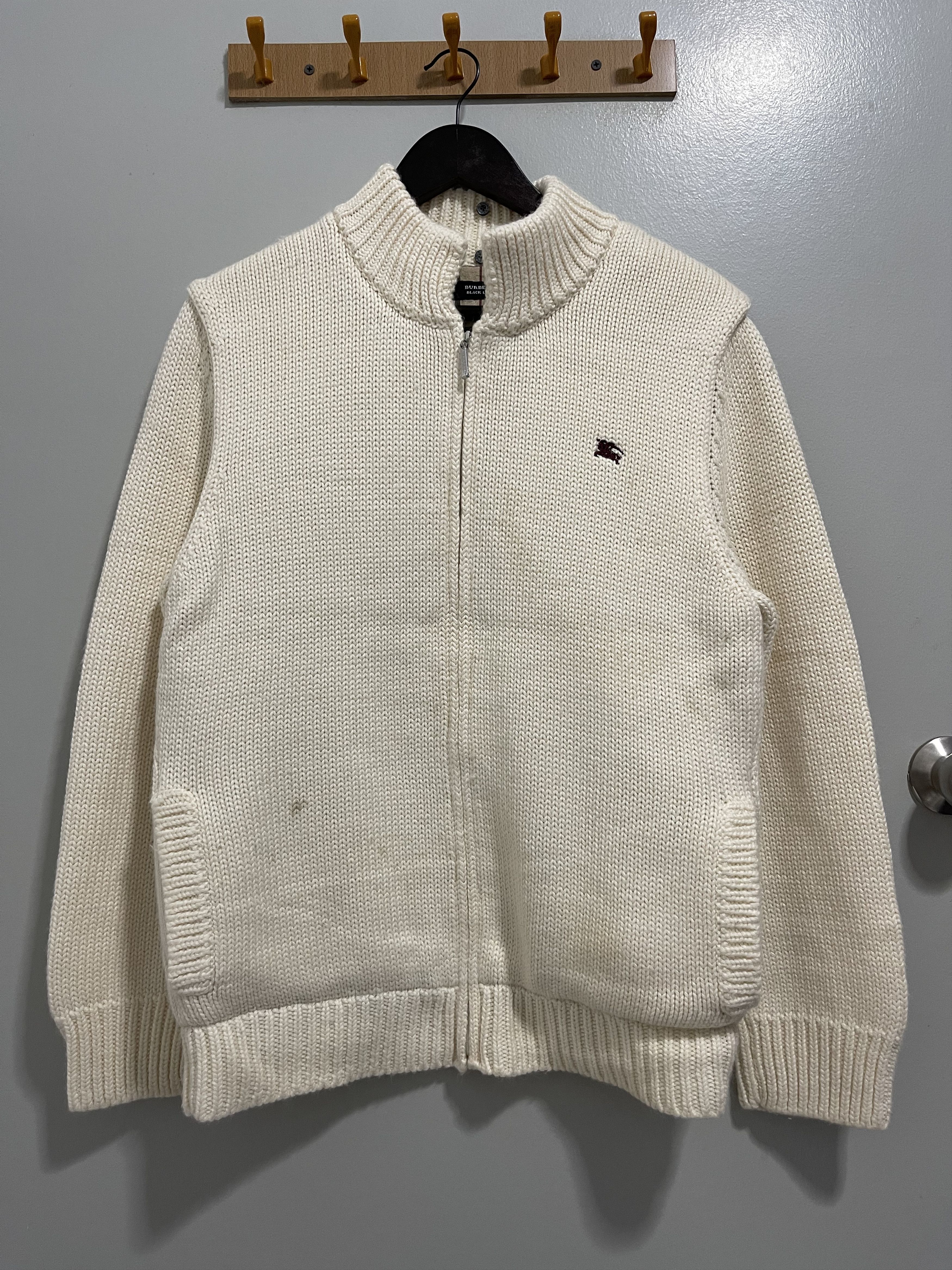 Burberry × Vintage Burberry Black Label Nova Check Knit Size US S / EU 44-46 / 1 - 3 Thumbnail