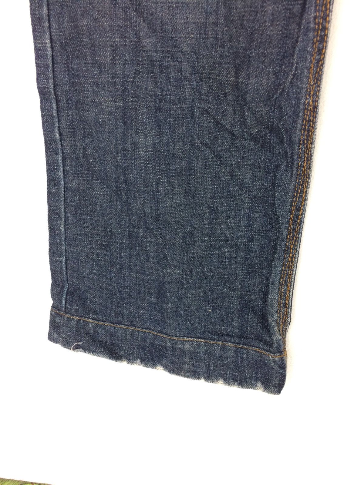 Dolce & Gabbana Distressed Denim D&G Jeans Pant Metal Gold Patch Pocket Size US 32 / EU 48 - 4 Thumbnail
