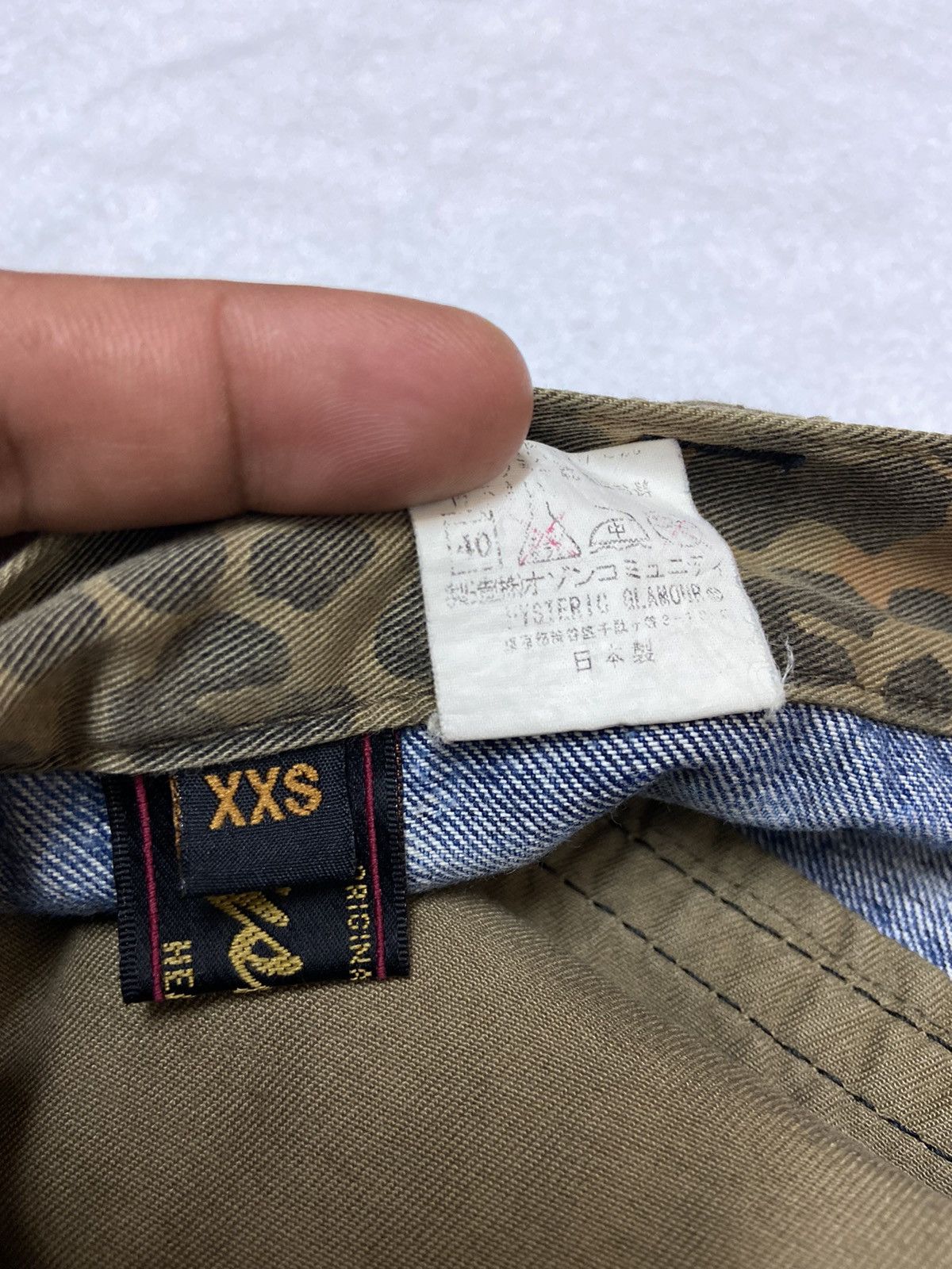 Hysteric Glamour × Japanese Brand 90's Distressed Hysteric Glamour Hybrid Cheetah Denim Pants Size US 28 / EU 44 - 8 Thumbnail