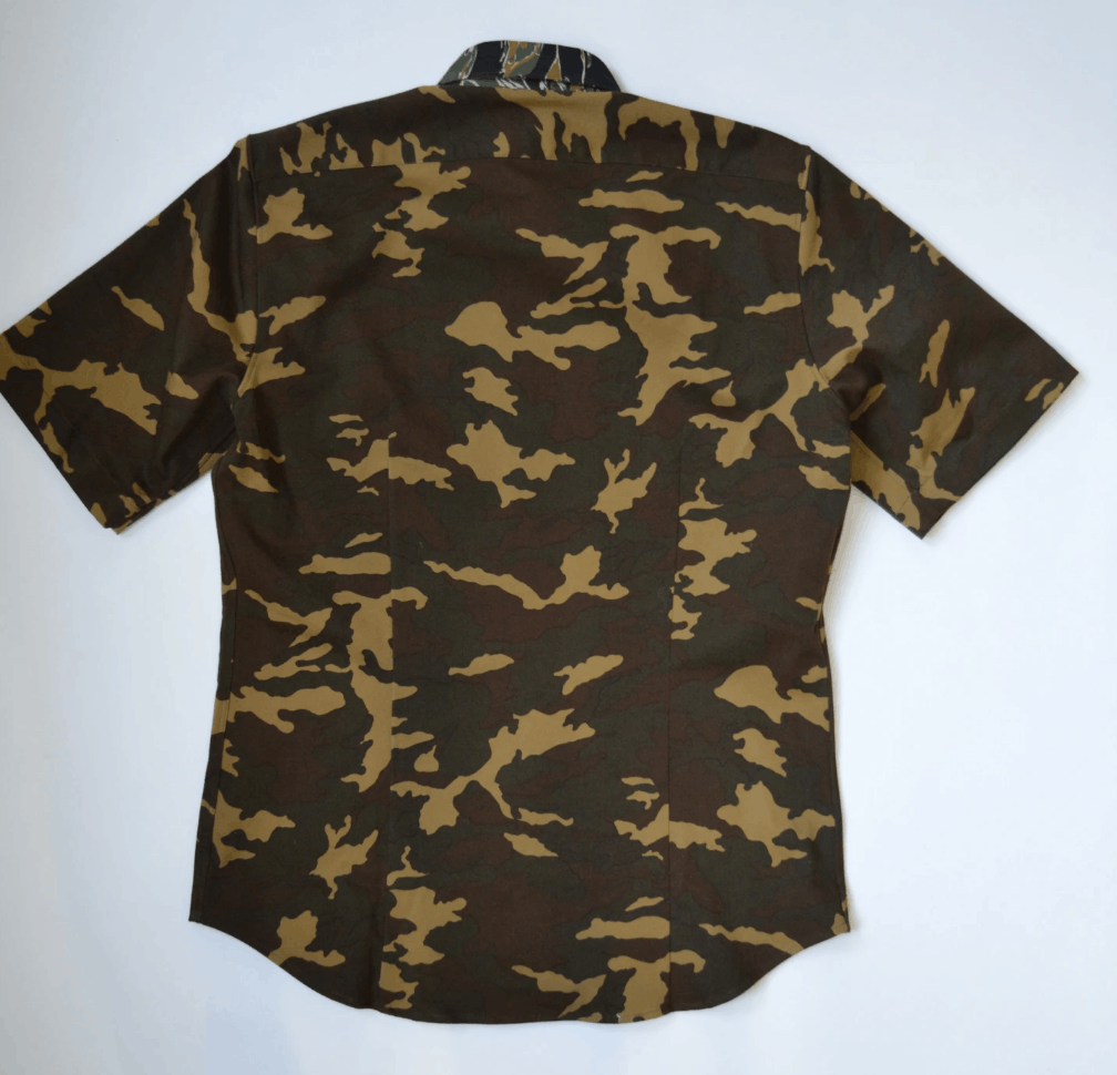 Dries Van Noten S/S 20 Patchwork Camo Shirt Size US M / EU 48-50 / 2 - 5 Thumbnail