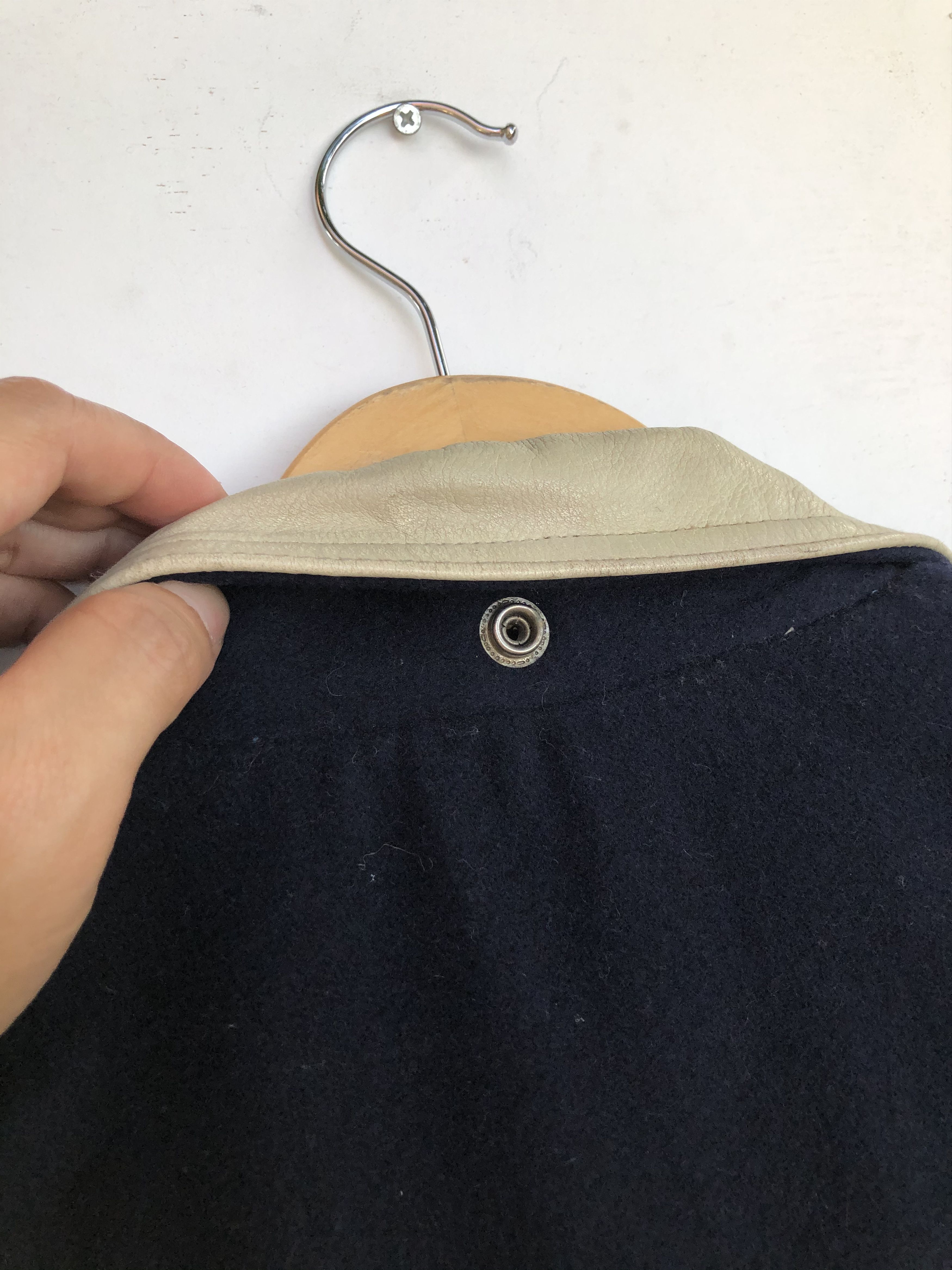 Japanese Brand VINTAGE 90’S BURGH SCOTT WORLD SERIES WOOL/LEATHER VARSITY Size US XL / EU 56 / 4 - 17 Thumbnail