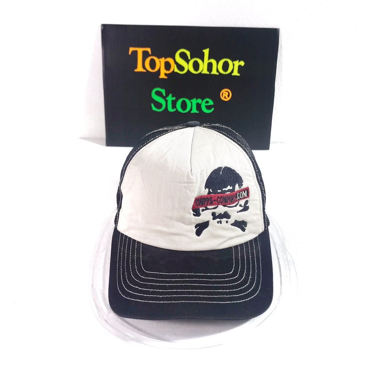 Japanese Brand × Vintage Vintage chips company trucker hat cap snap back Size ONE SIZE - 1 Thumbnail