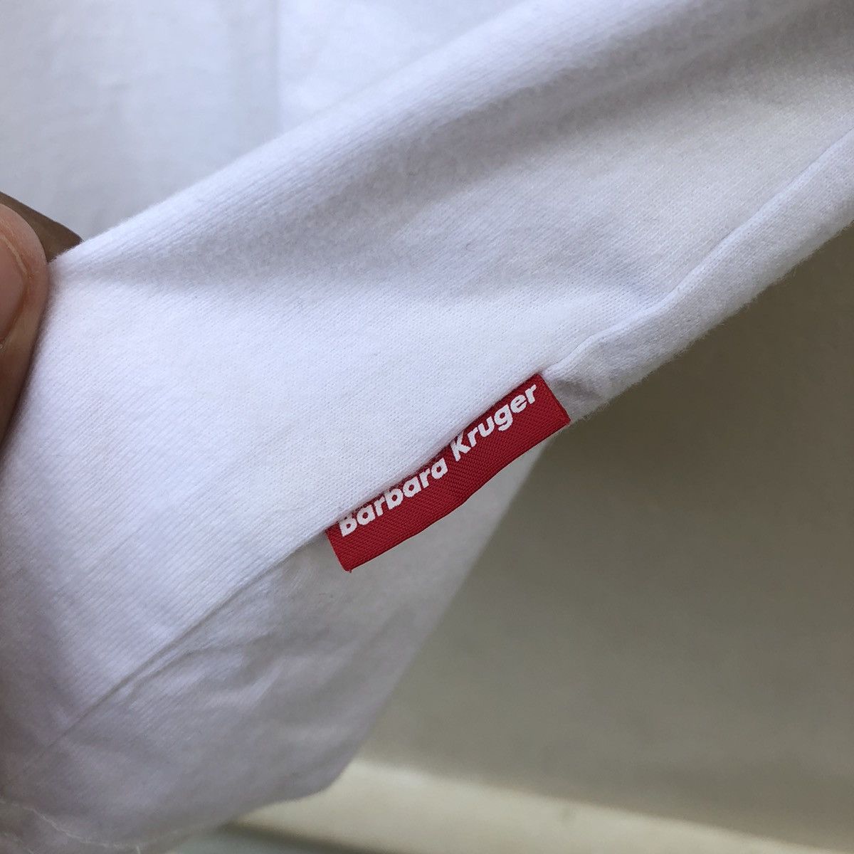 Band Tees × Barbara Kruger × Vintage Vintage RAGE AGAINST THE MACHINE BY BARBARA KRUGER T-SHIRT Size US L / EU 52-54 / 3 - 10 Thumbnail