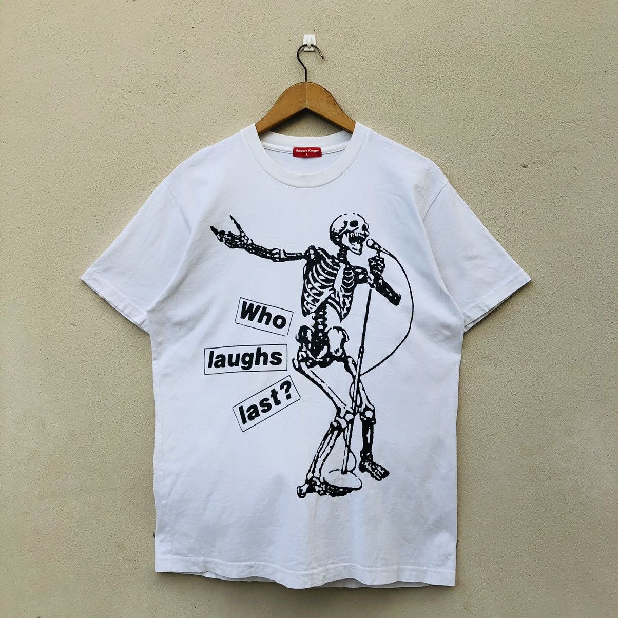 Band Tees × Barbara Kruger × Vintage Vintage RAGE AGAINST THE MACHINE BY BARBARA KRUGER T-SHIRT Size US L / EU 52-54 / 3 - 1 Thumbnail