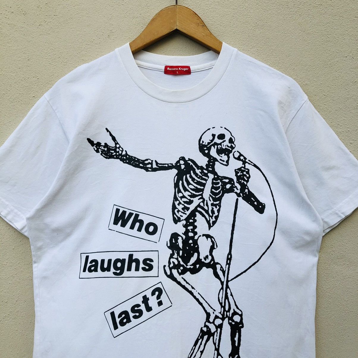 Band Tees × Barbara Kruger × Vintage Vintage RAGE AGAINST THE MACHINE BY BARBARA KRUGER T-SHIRT Size US L / EU 52-54 / 3 - 3 Thumbnail