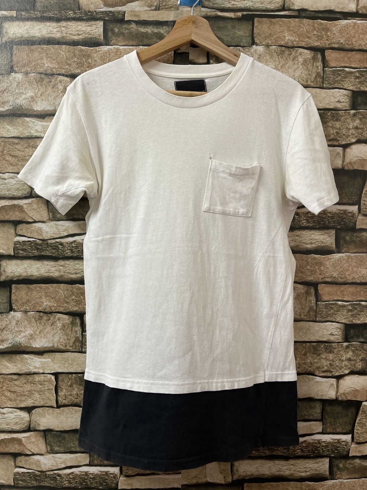 Number (N)ine 🇯🇵VINTAGE NUMBER (N)INE WHITE&BLACK SINGLE POCKET VERY RARE Size US S / EU 44-46 / 1 - 1 Thumbnail
