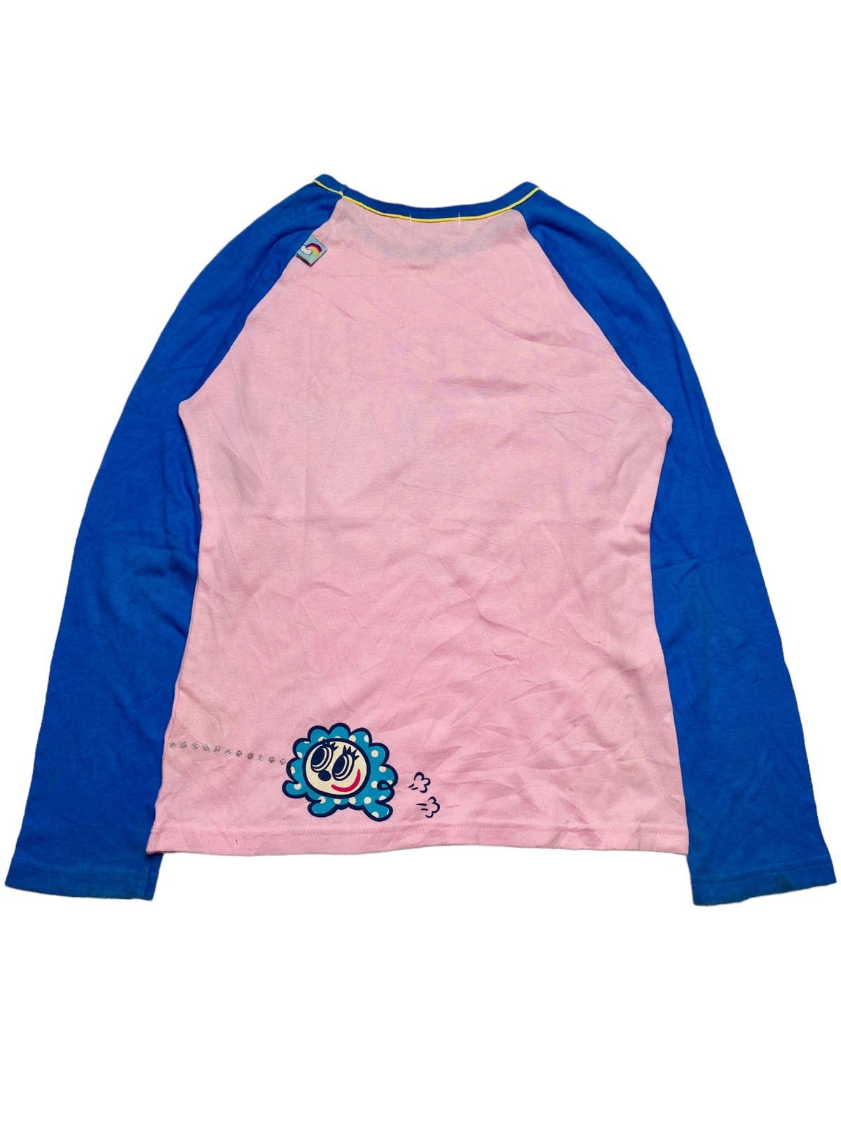 Hysteric Glamour 1990s Angel Blue - Printed Mascots Lovely Girl Raglan Size S / US 4 / IT 40 - 5 Thumbnail